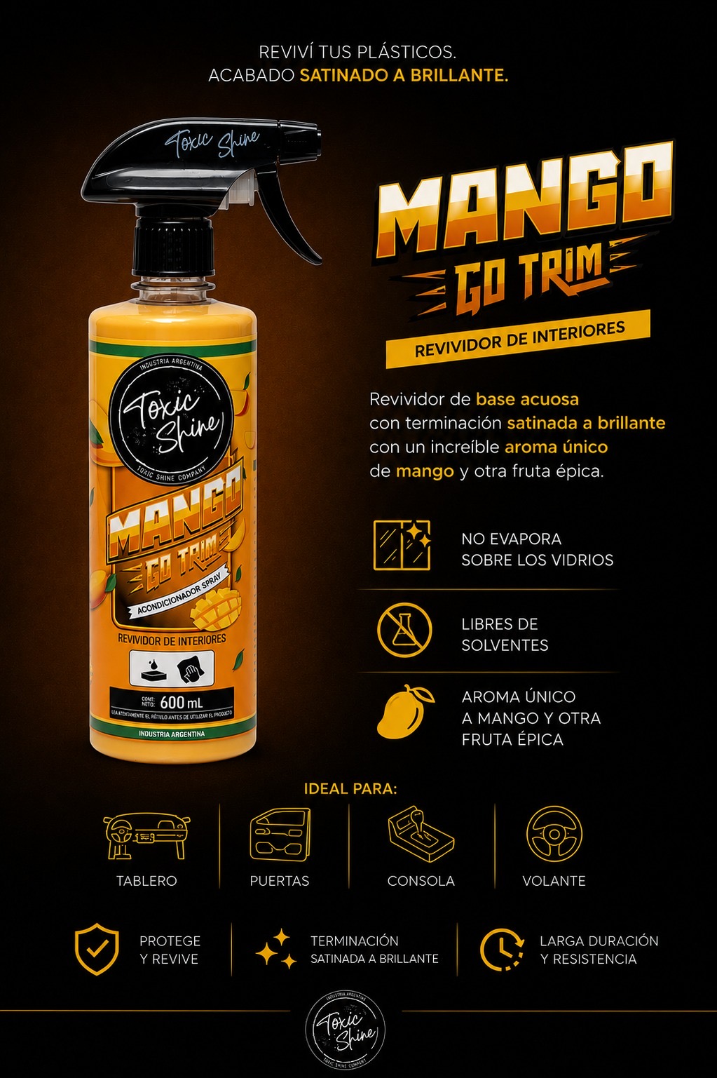 Toxic Shine Facebook ad