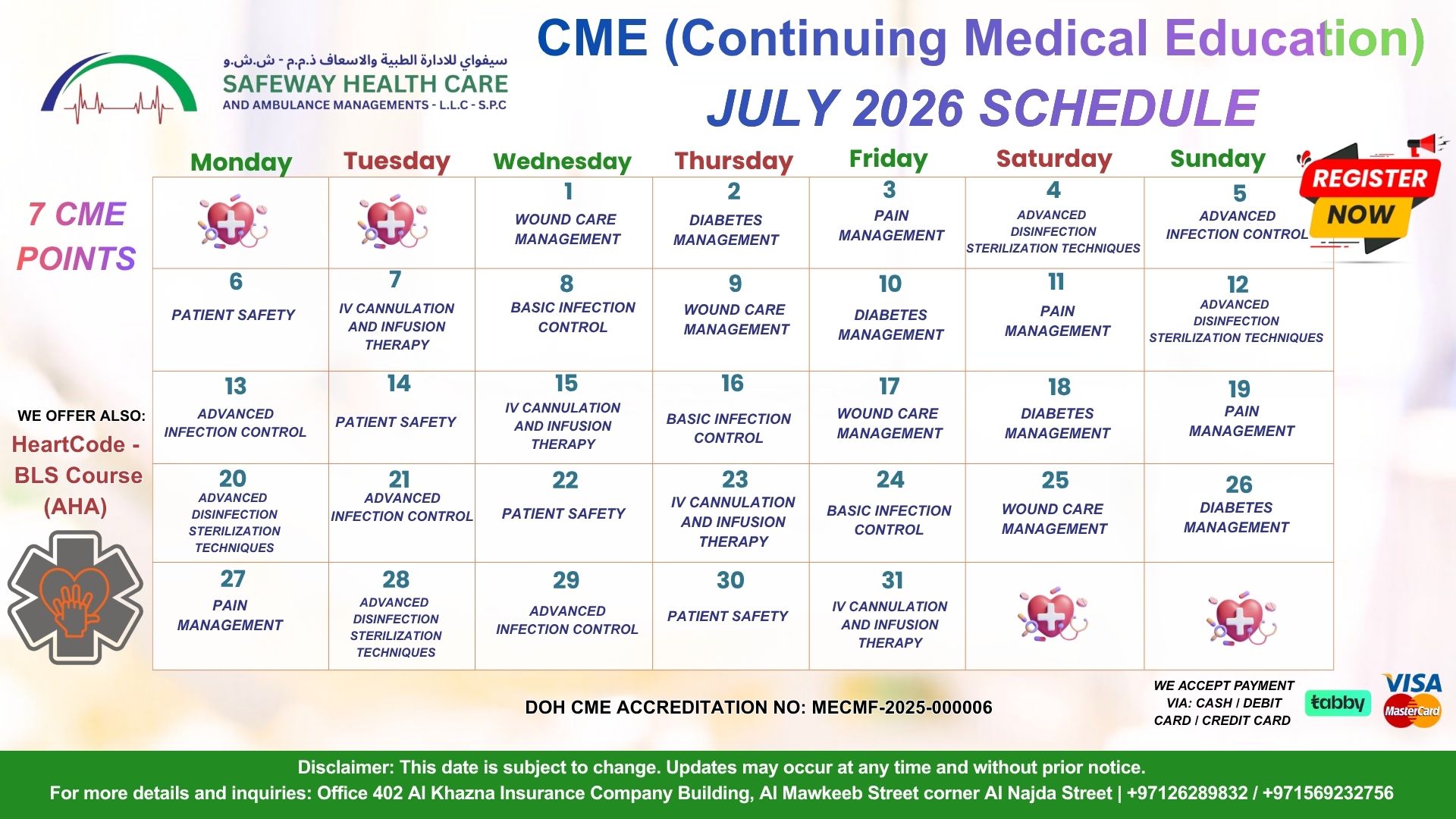 Safeway Healthcare and Ambulance Managements Facebook ad