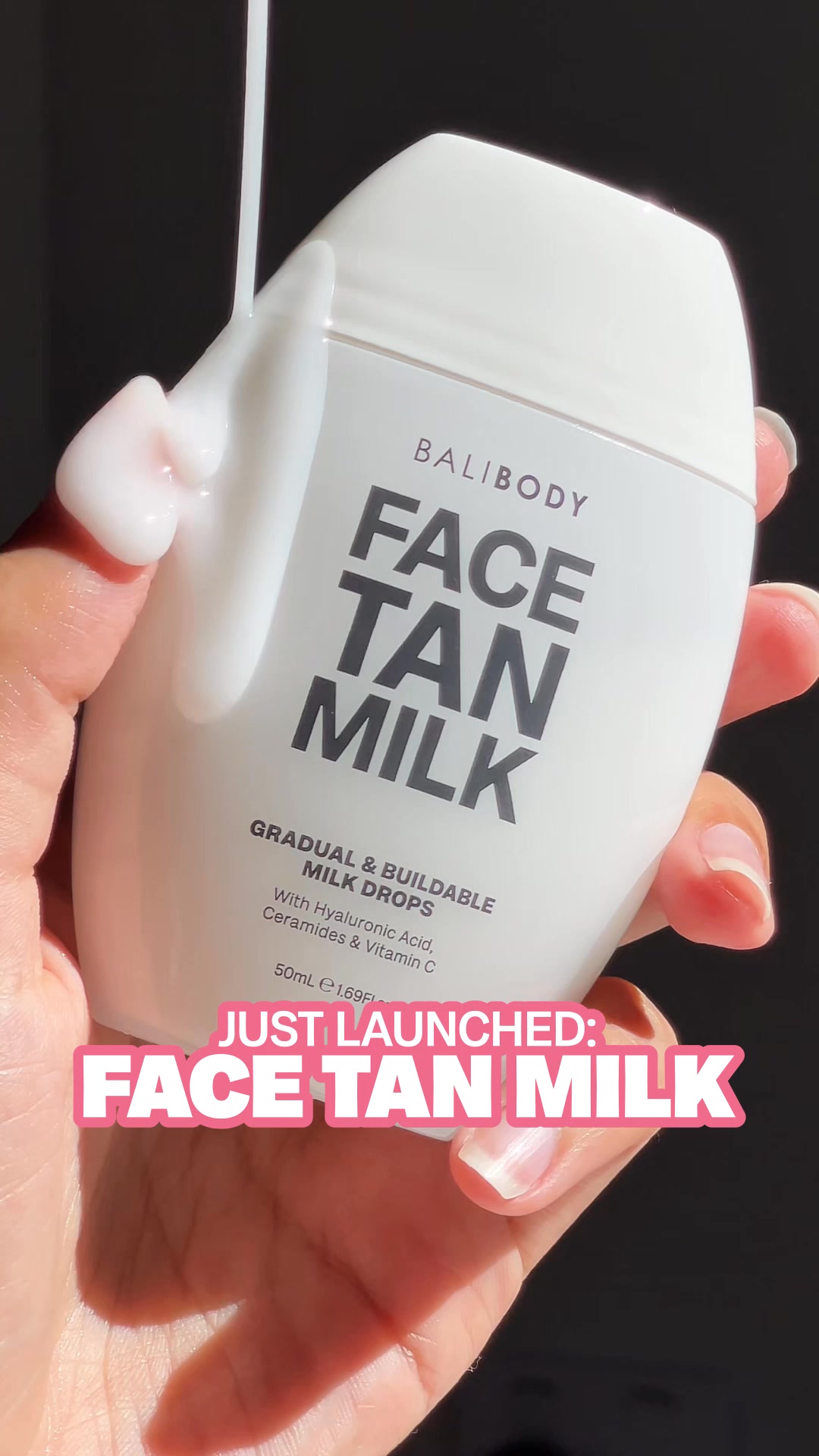 Bali Body Facebook ad: Face Tan Milk NEW
