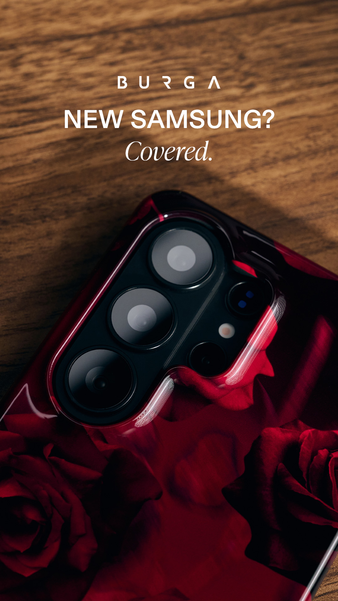 BURGA Cases Facebook ad