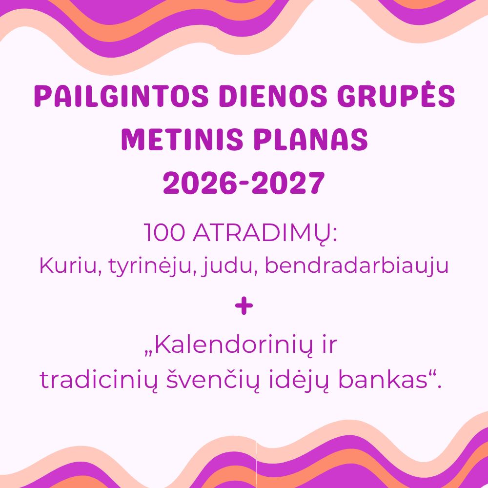 Spalvotas ugdymas Facebook ad: NAUJAS 2026-2027 M.