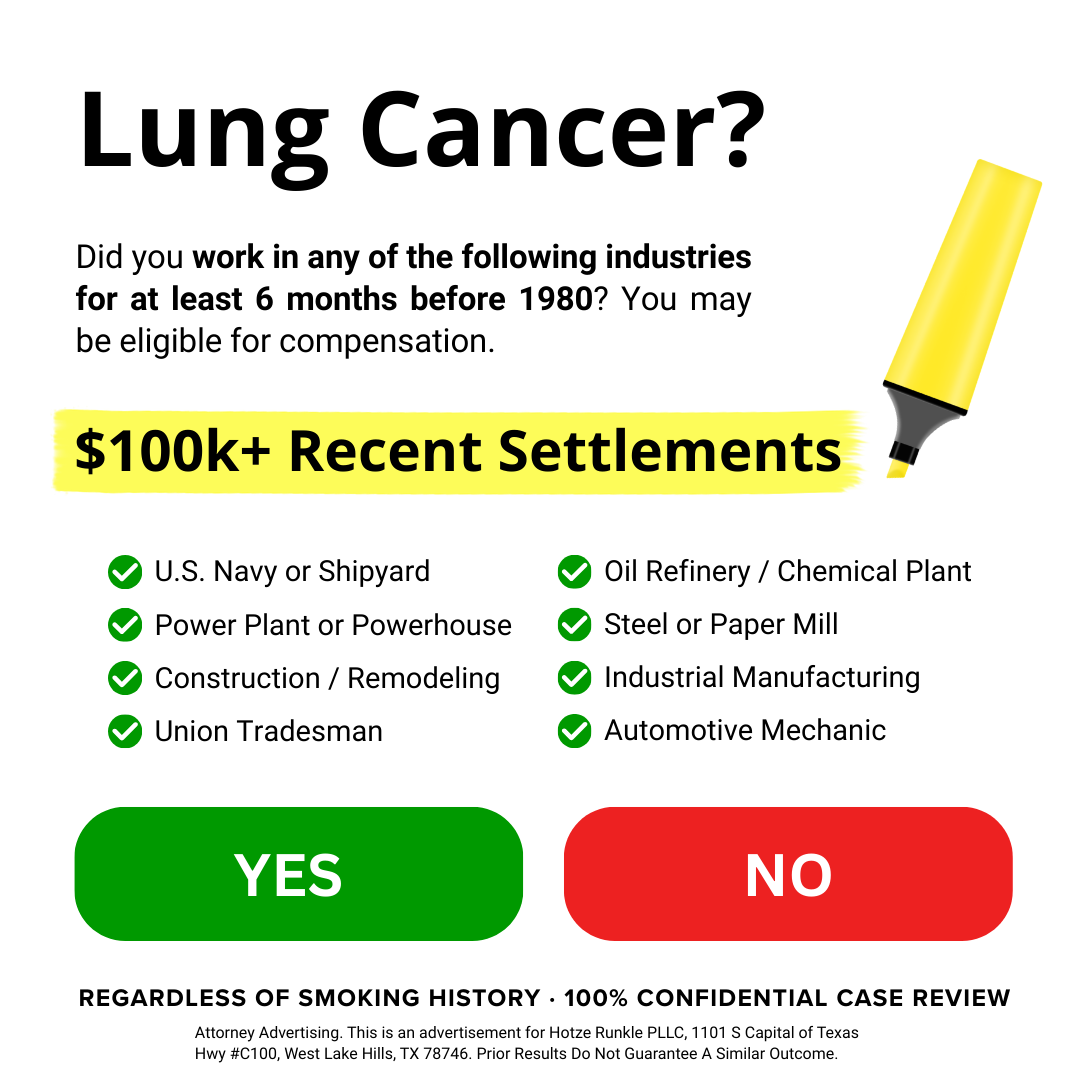 Lung Cancer Law Group Facebook ad