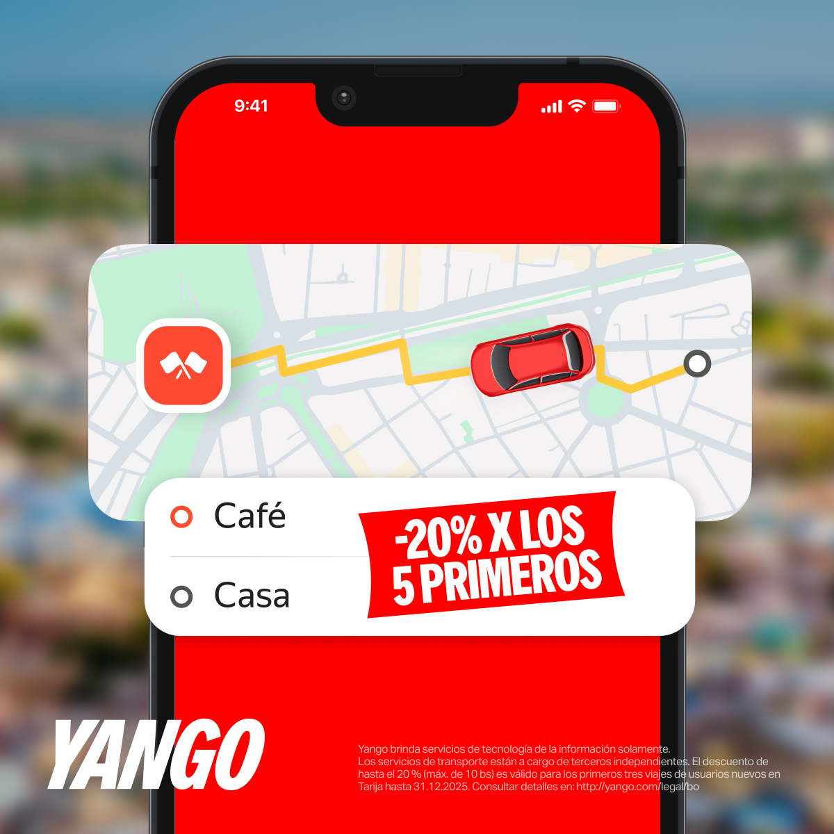 Yango Bolivia Facebook ad