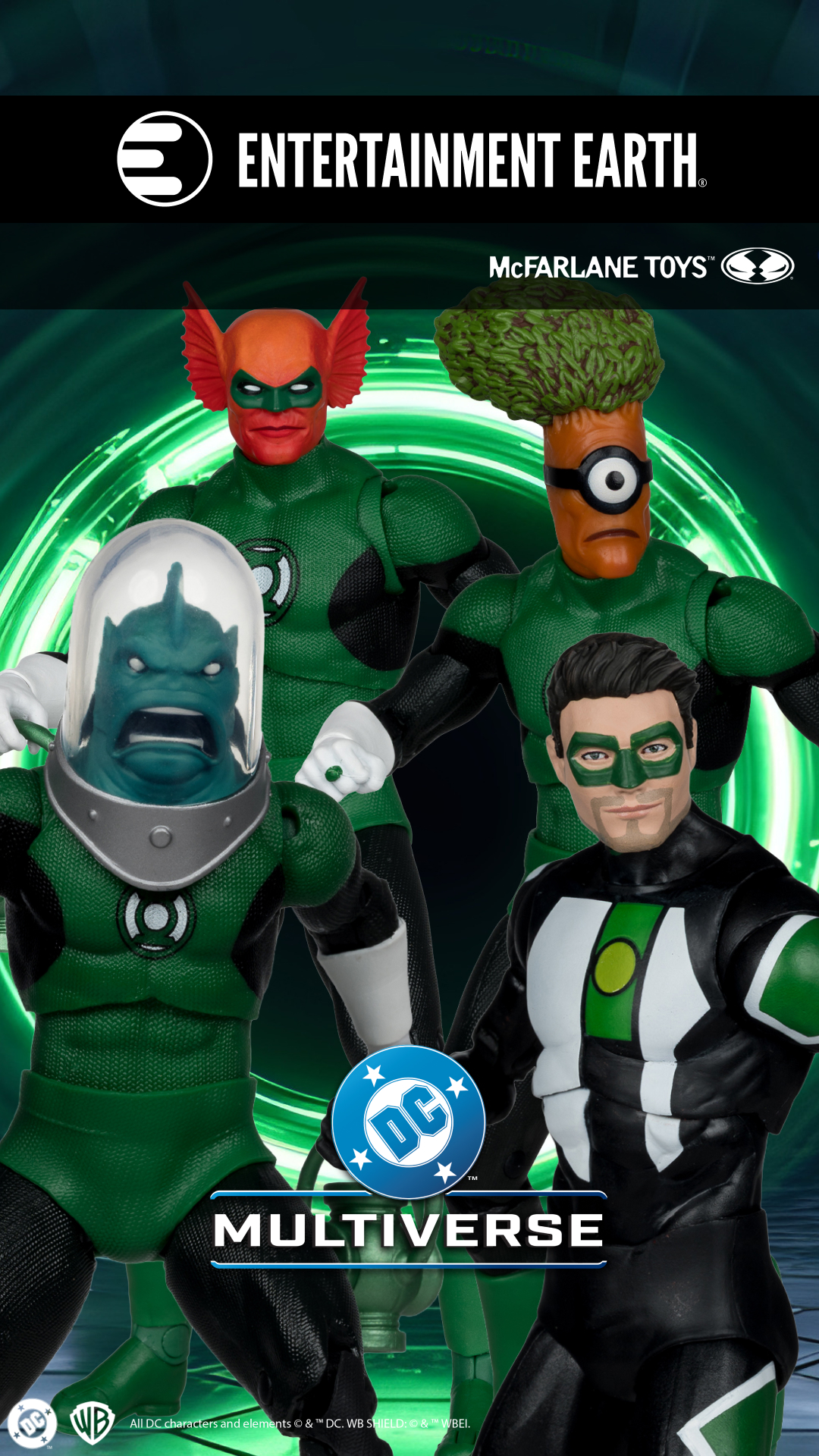 Entertainment Earth Facebook ad: McFarlane’s Green Lantern Corps Expands