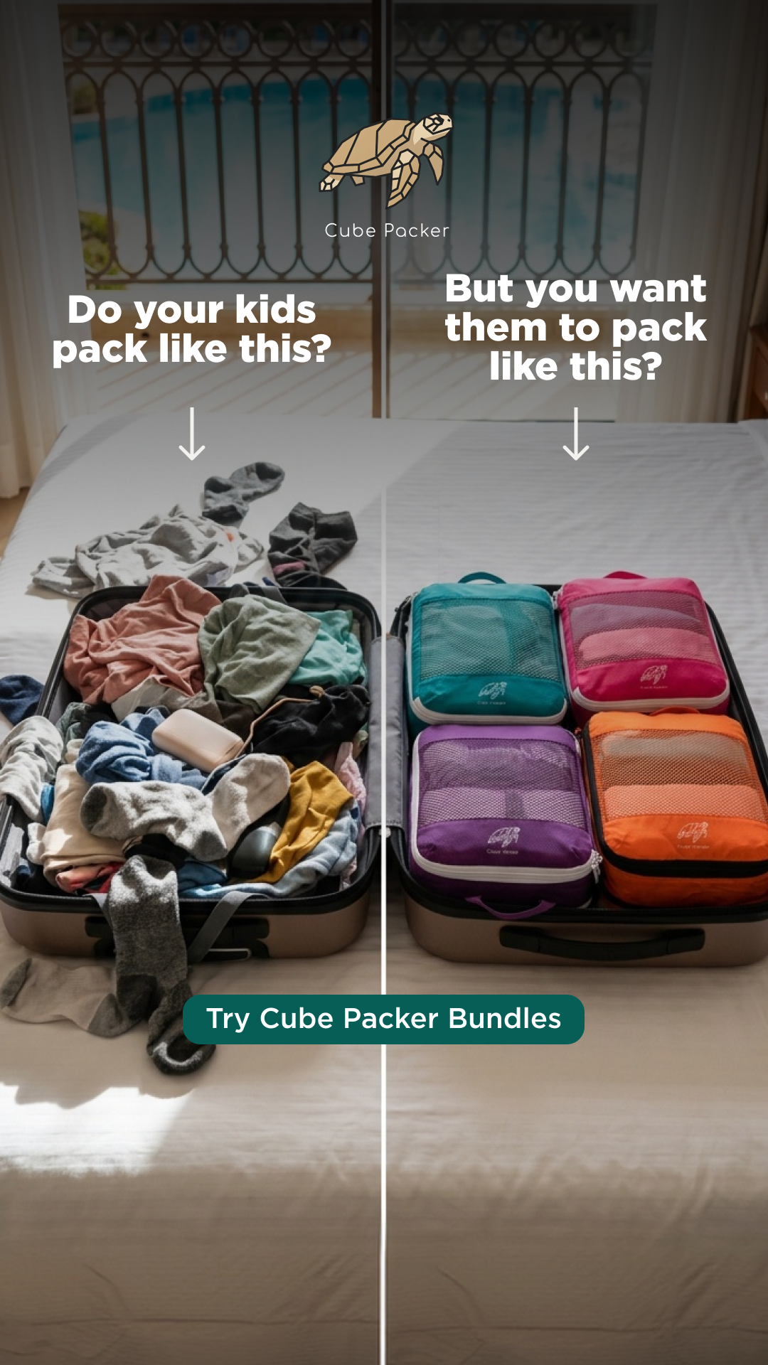 Cube Packer Facebook ad