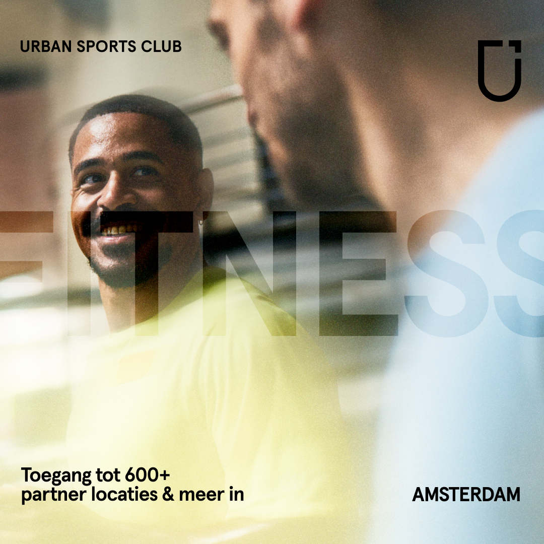 Urban Sports Club Nederland Facebook ad: Bespaar nu 20% extra, Met Urban Sports Club…