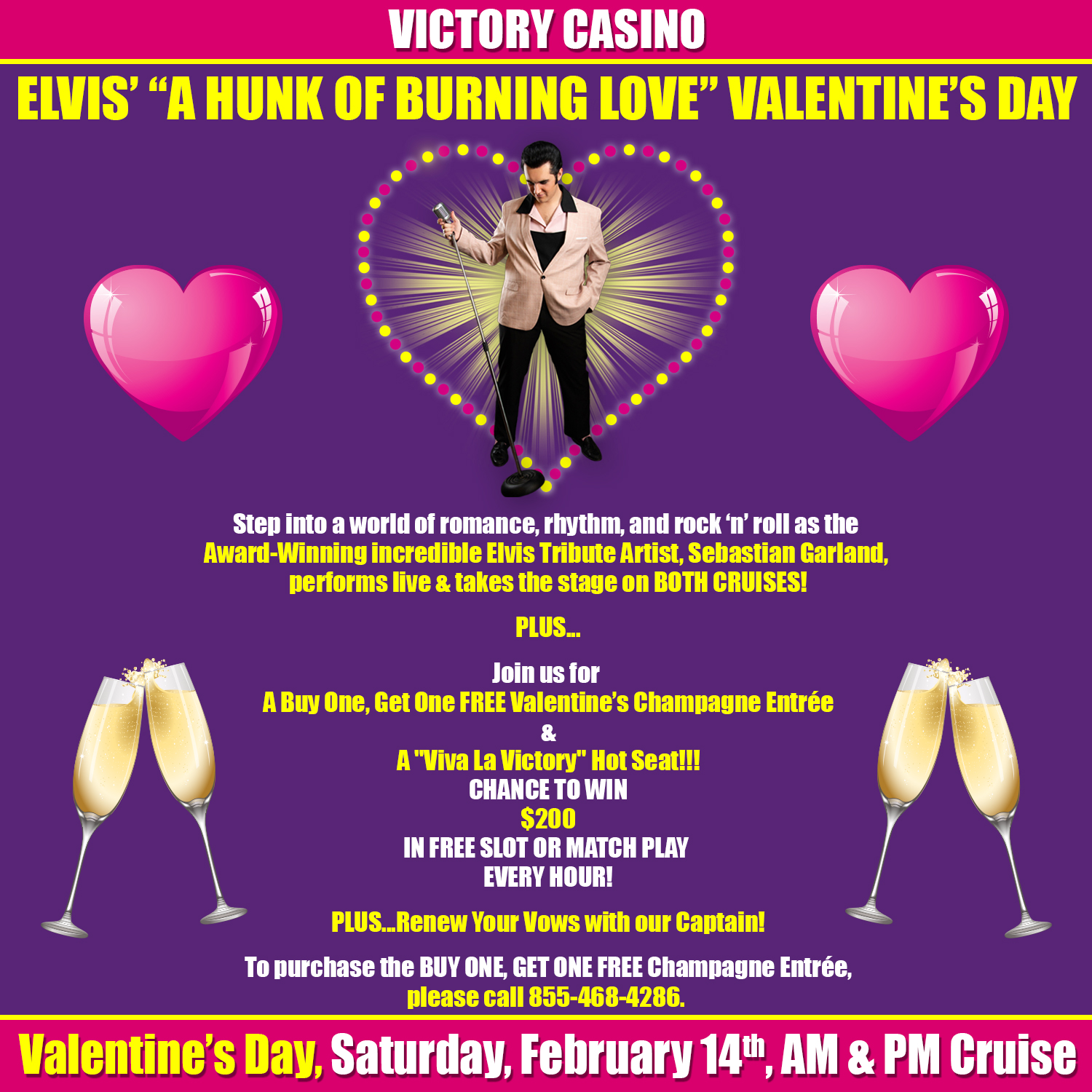 Victory Casino Cruises Facebook ad