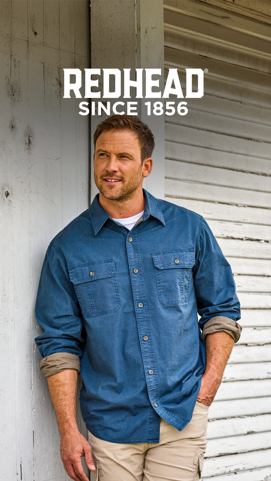Bass Pro Shops Facebook ad: Built to Work, Made to Play.