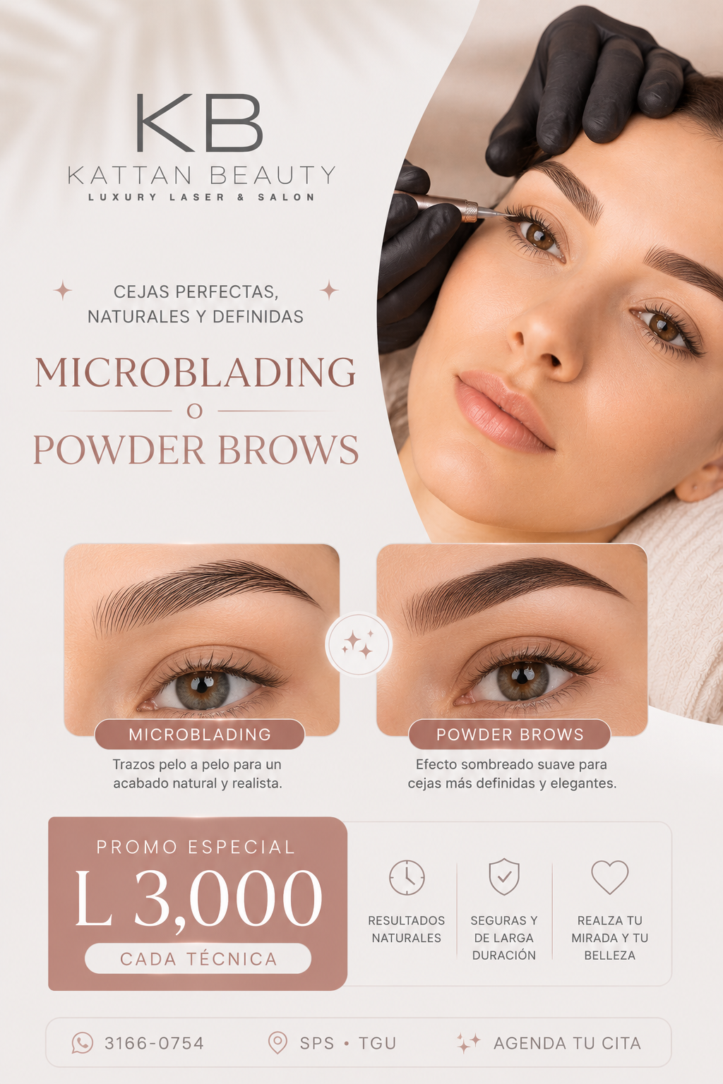 Kattan Beauty Facebook ad: Cansada de maquillarte?