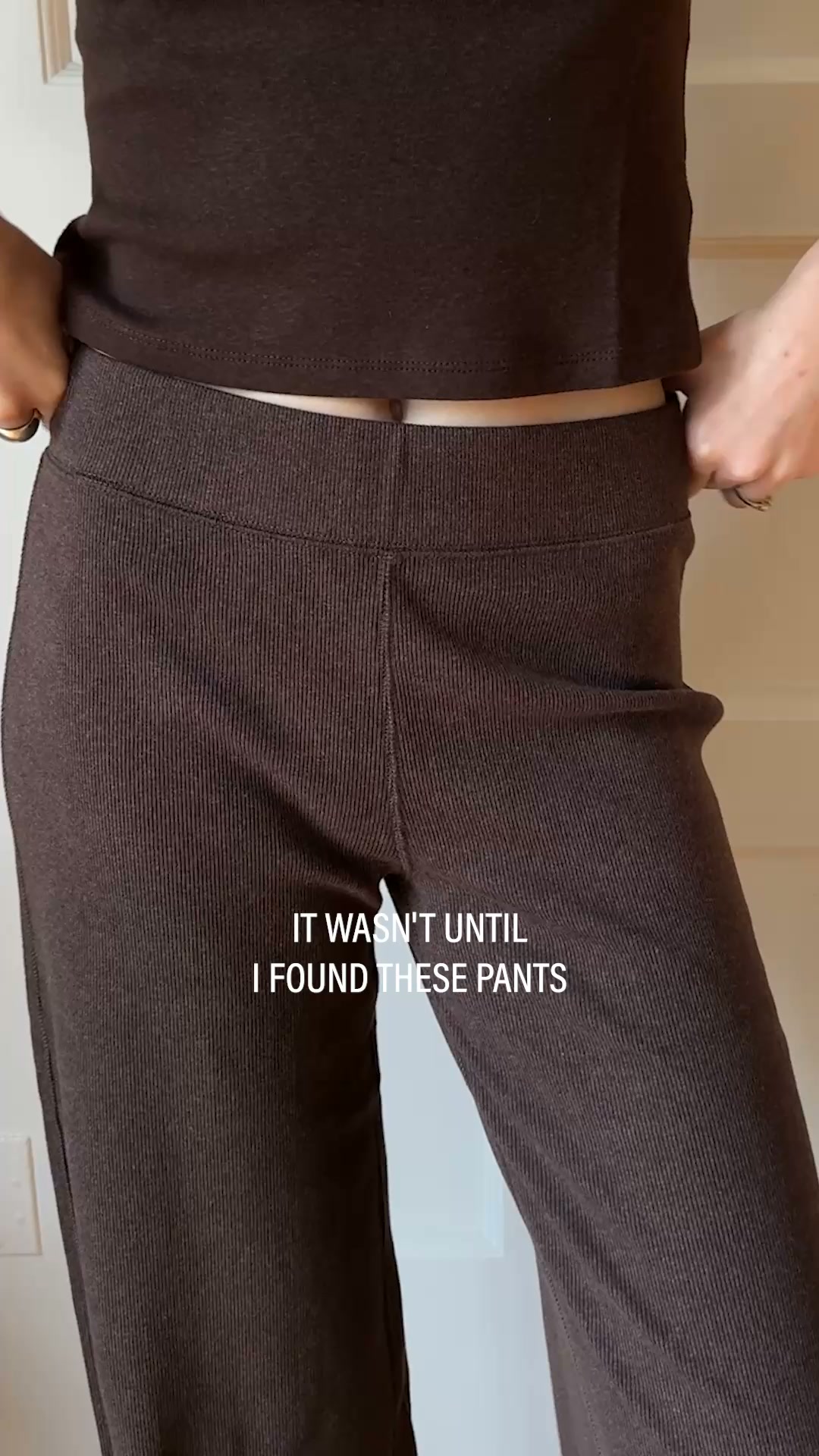 Buck Mason Women's Facebook ad: The Weekender Pant