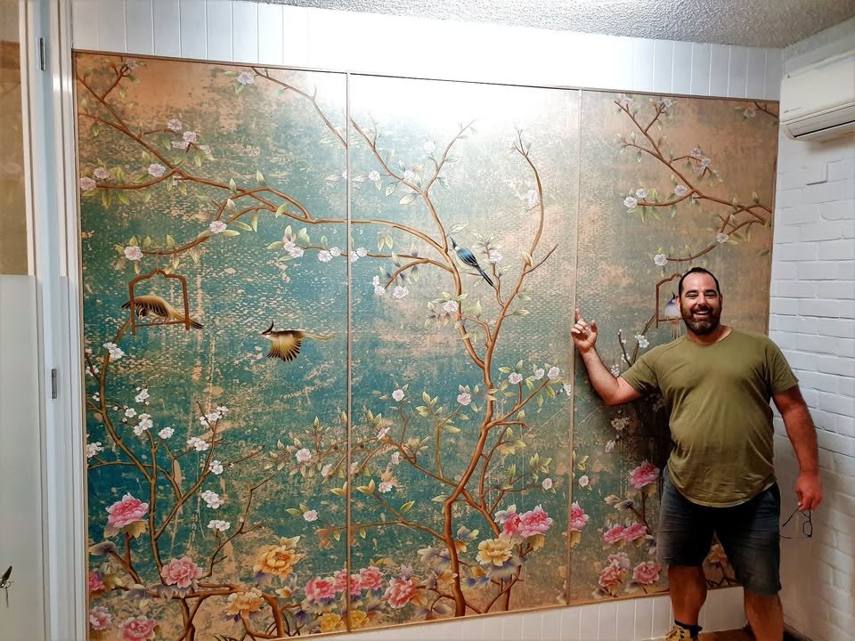 Rupert Corry Facebook ad: Printed Timber Walls - Feature Walls