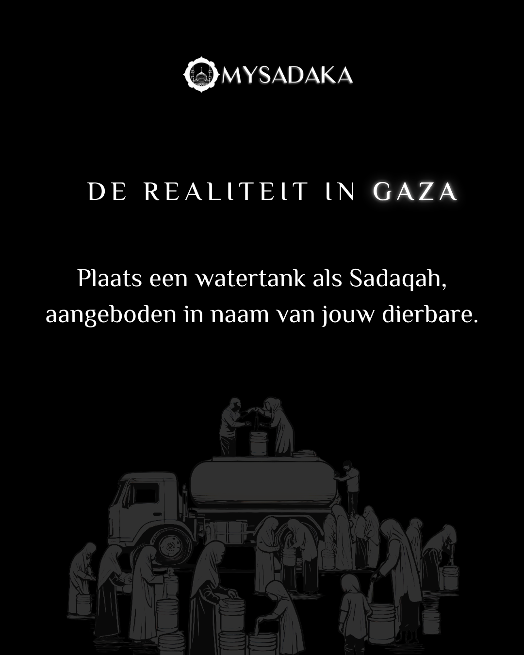 Mysadaka Facebook ad: Sadaqah met Bewijs