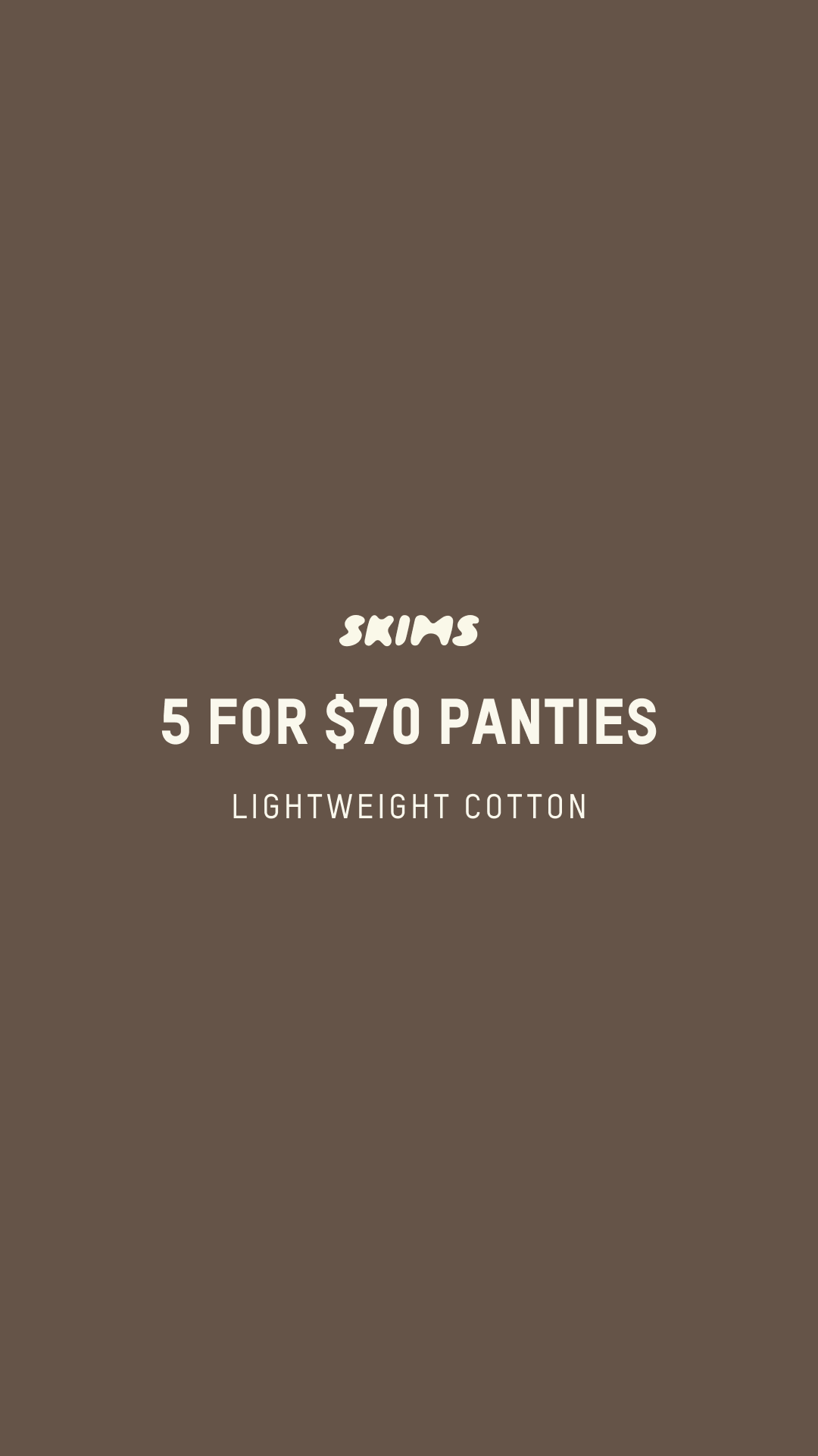 SKIMS Facebook ad