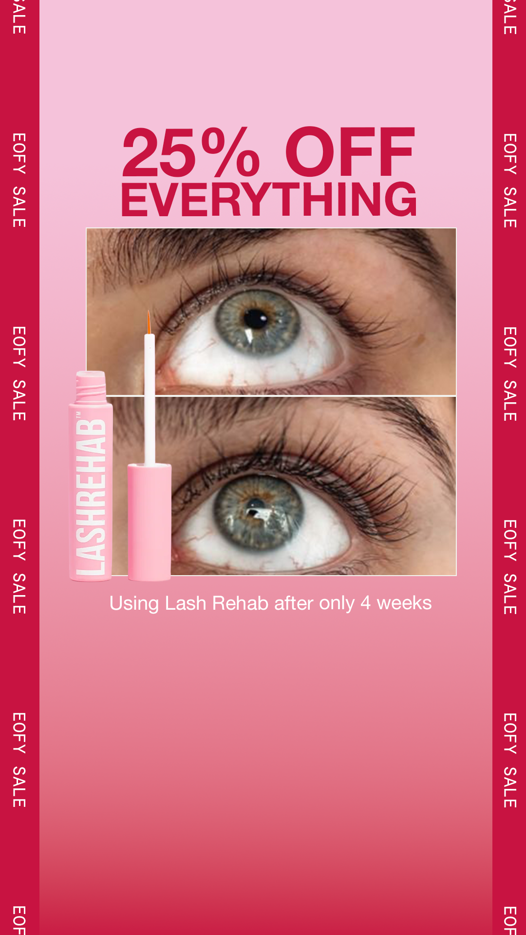 The Lash Rehab Facebook ad from Jun 5, 2026