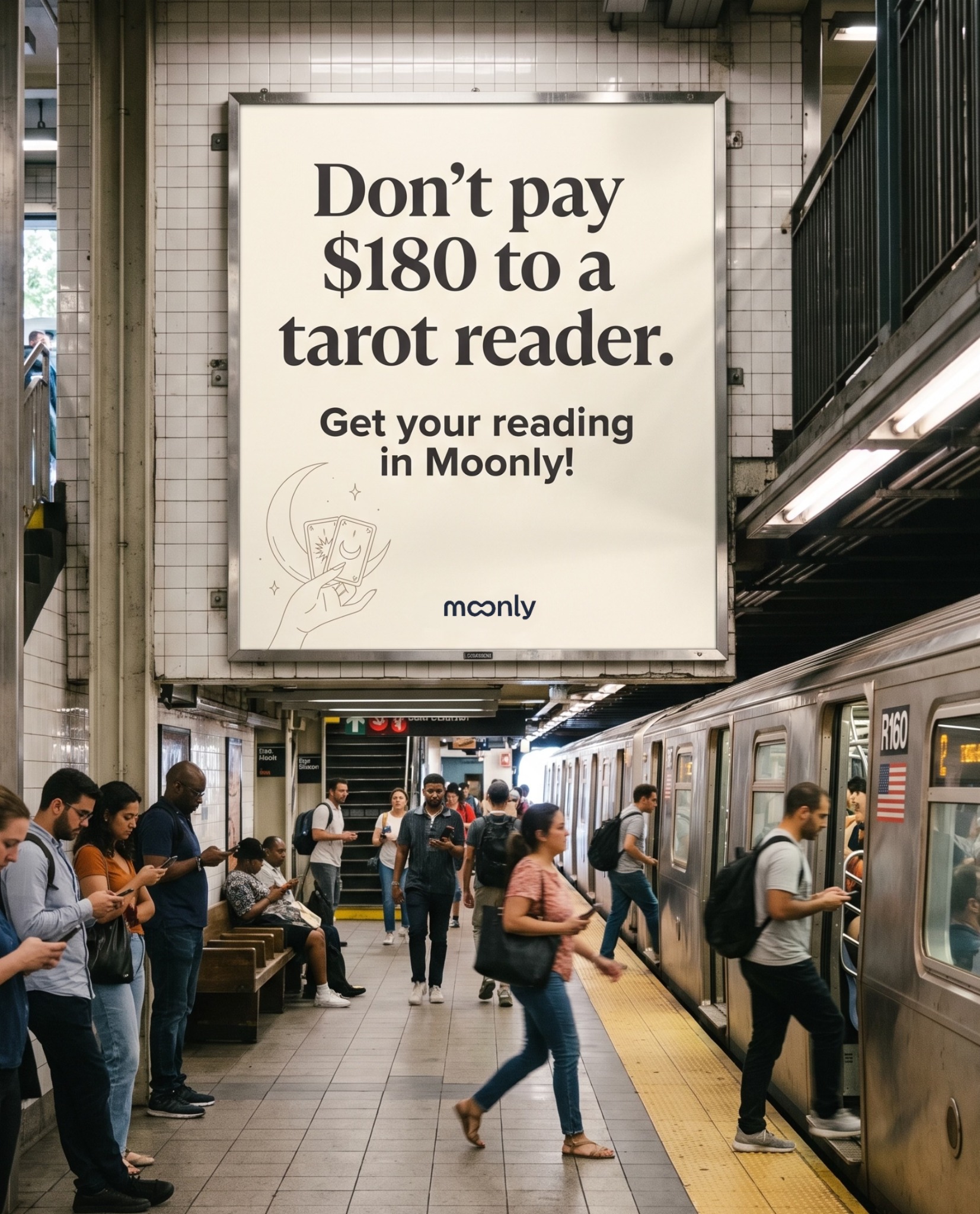 Moonly Facebook ad