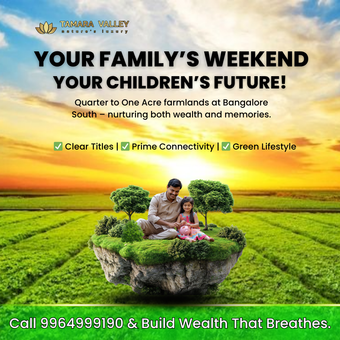 Sangam Farms Facebook ad: Tamara Valley, Don’t Wait, Invest Today!