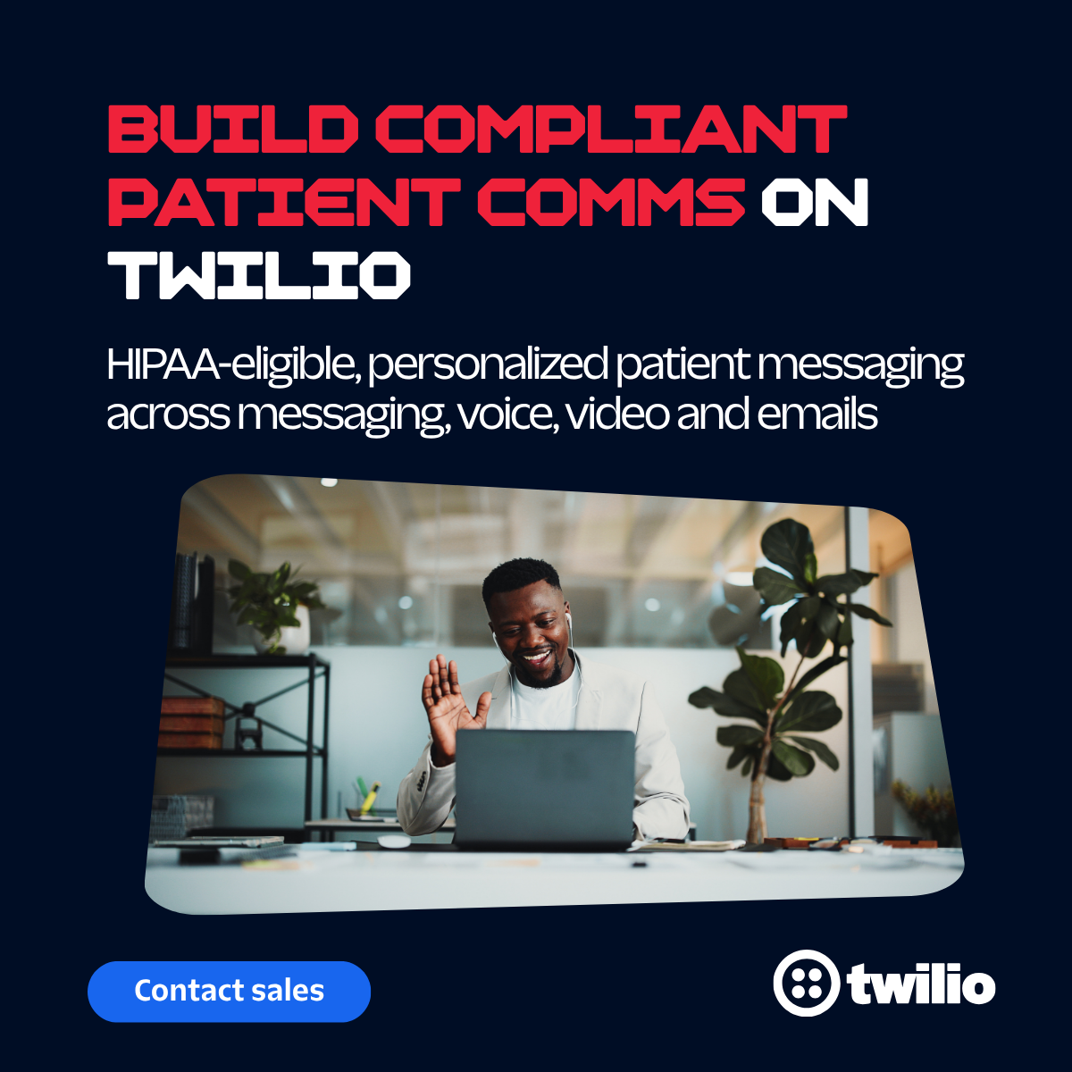 Twilio Facebook ad