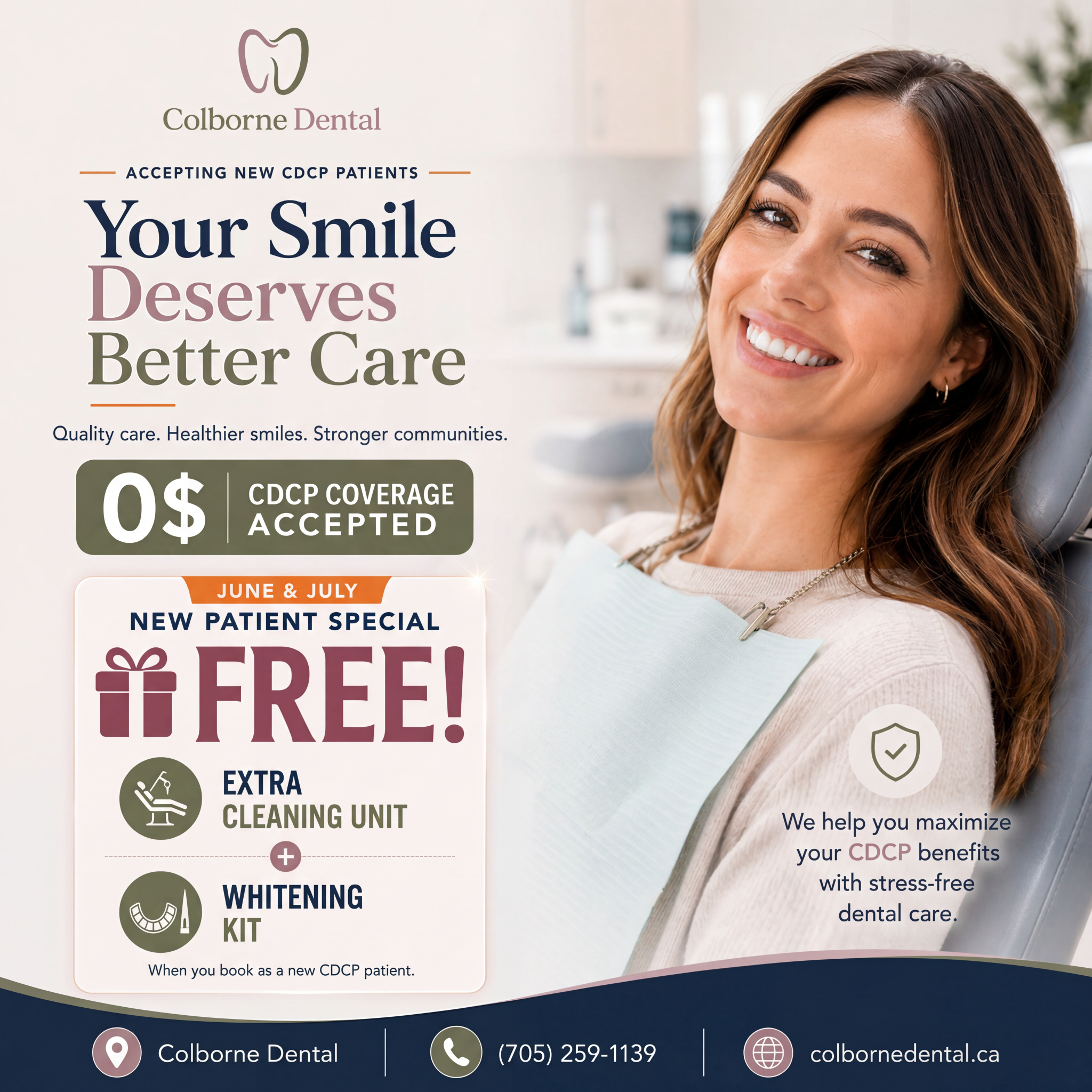 Colborne Dental Facebook ad from Jun 1, 2026
