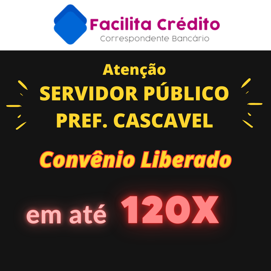 Facilita Crédito Facebook ad: O Consigando da Prefeitura de Cascavel voltou!
