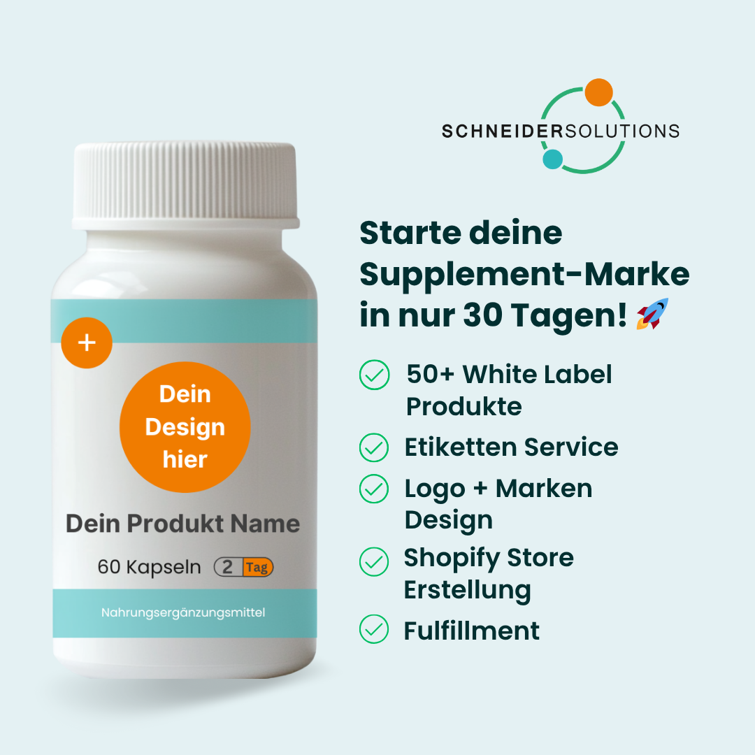 Schneider Solutions Facebook ad: Träumst du von deiner eigenen Produktlinie, ohne Tausende…