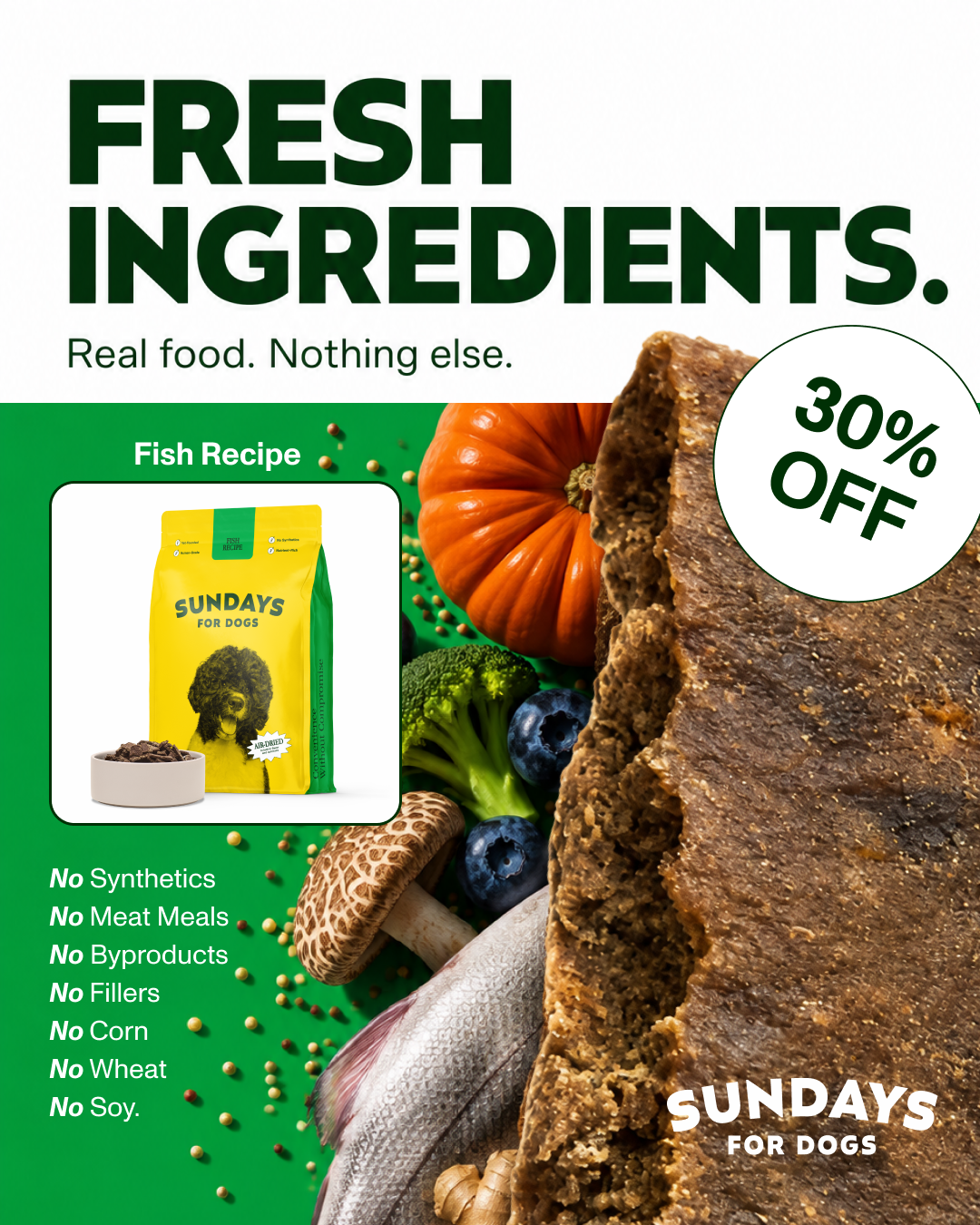 Sundays Facebook ad