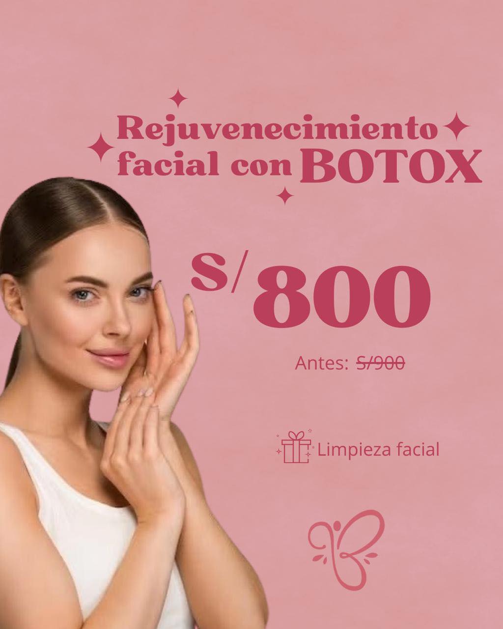 Centro de Estética Integral Ponte Bella Facebook ad: REJUVENECIMIENTO FACIAL Y BABY BOTOX CON TOXINA BOTULINICA