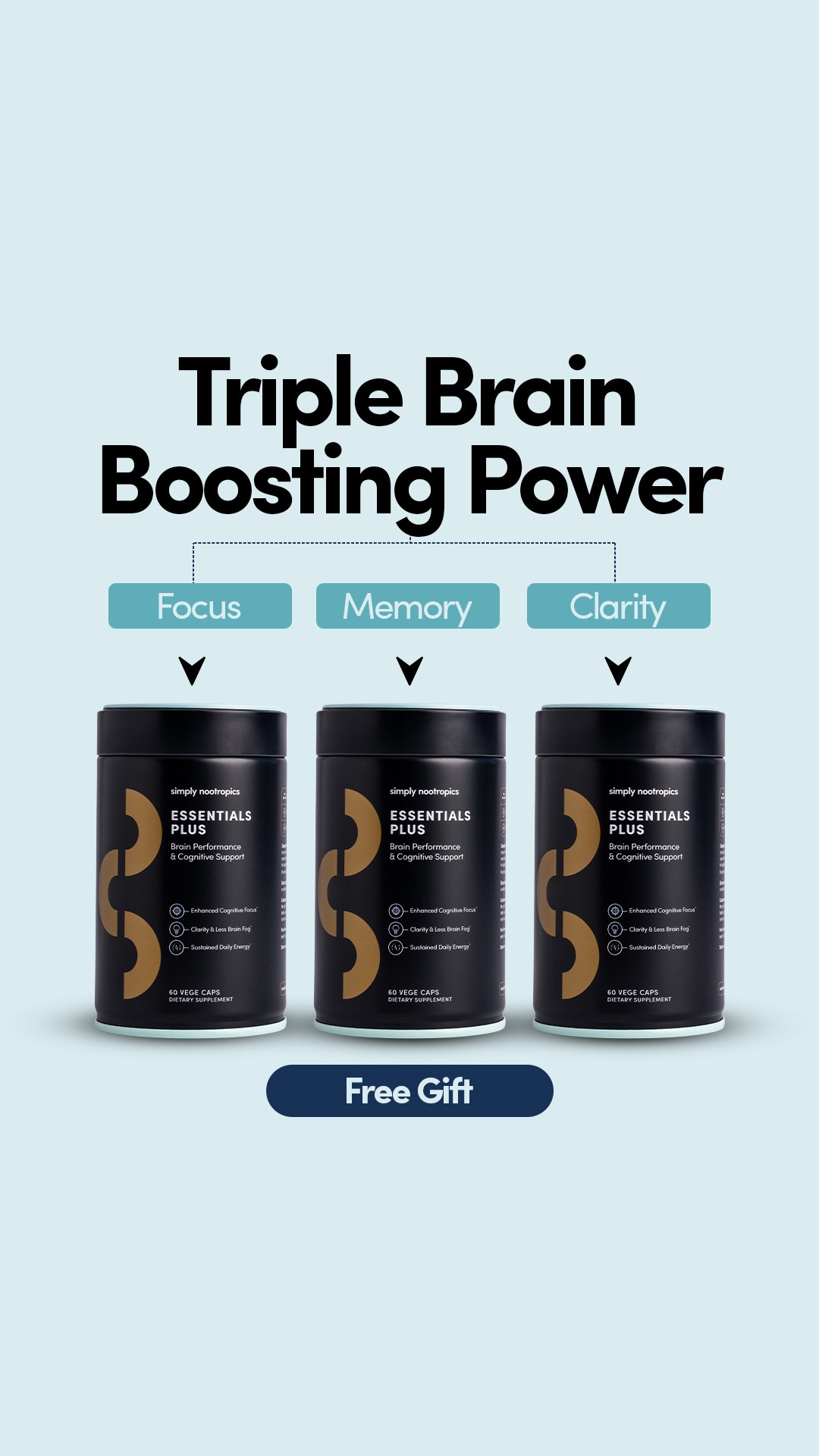 Simply Nootropics Facebook ad