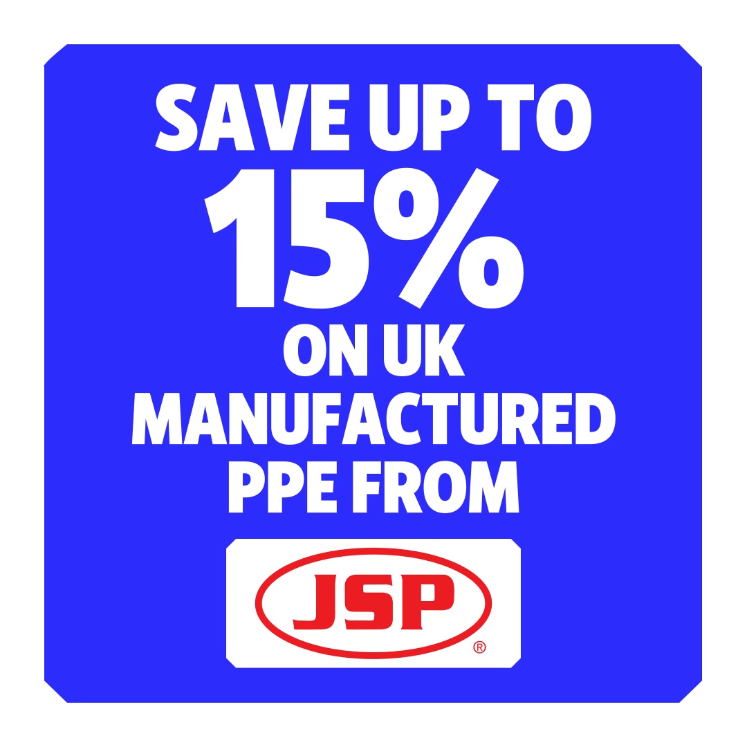 Screwfix Facebook ad: Save up to 15% on selected JSP PPE