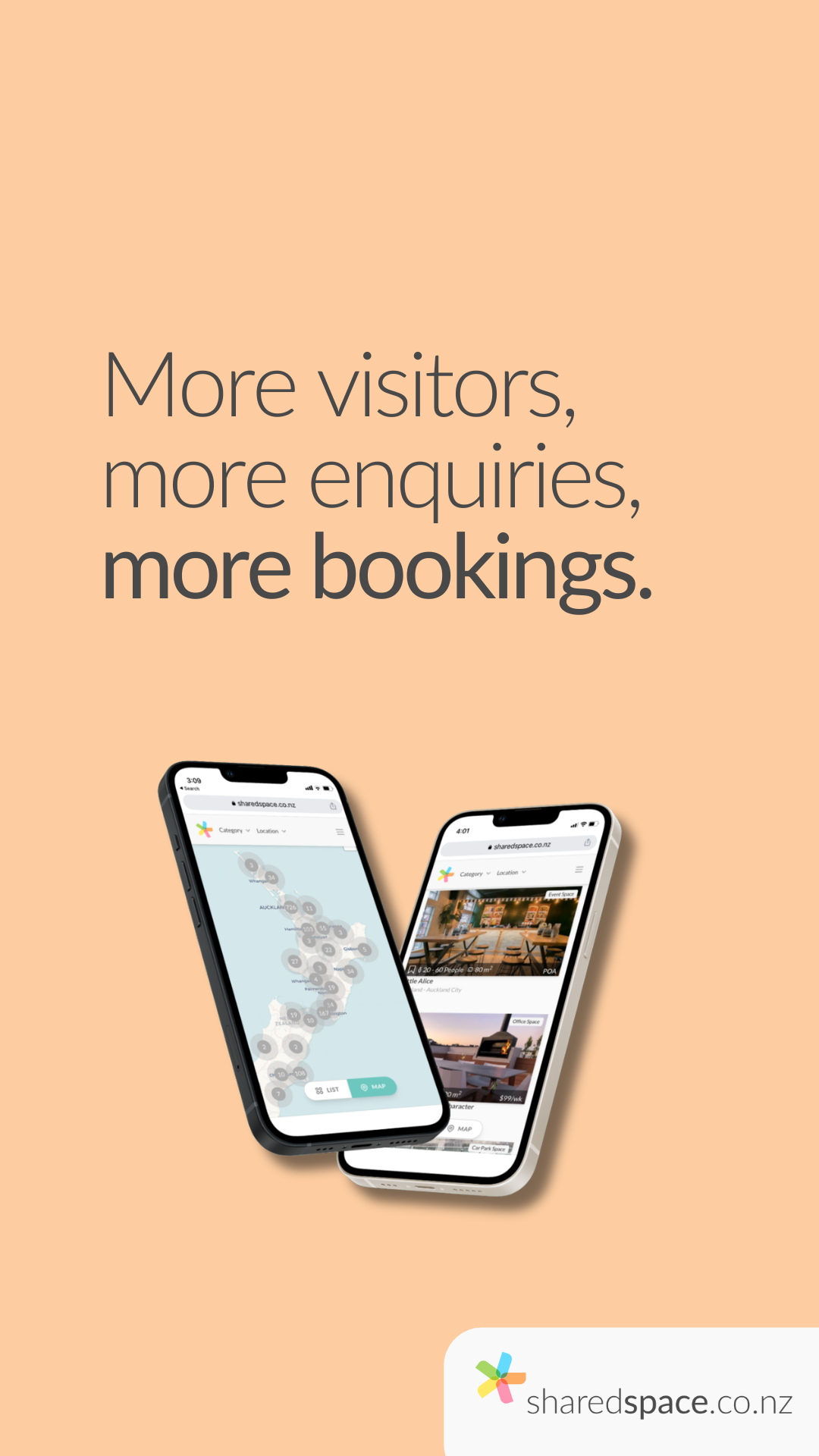 Sharedspace.co.nz Facebook ad from Jun 5, 2026