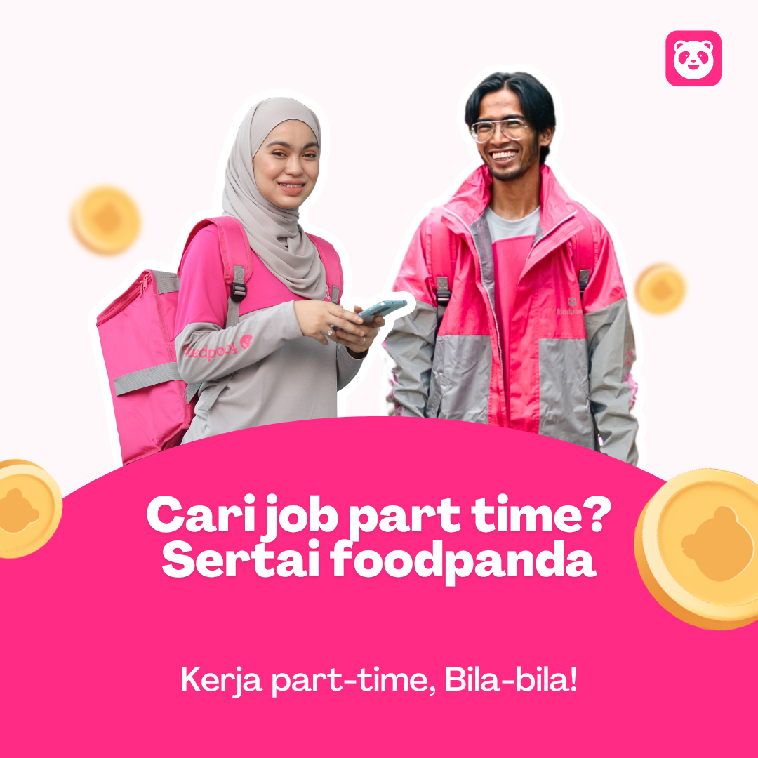 foodpanda riders Facebook ad: Kerja part time, bila-bila je!