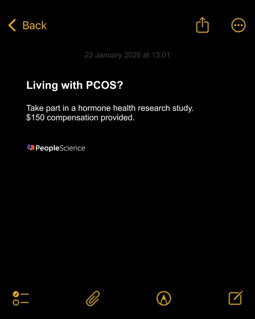 People Science Facebook ad