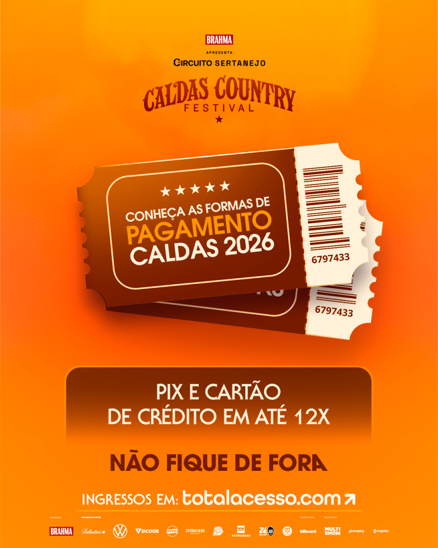 Caldas Country Festival Facebook ad: Total Acesso: melhor plataforma de eventos do Brasil.