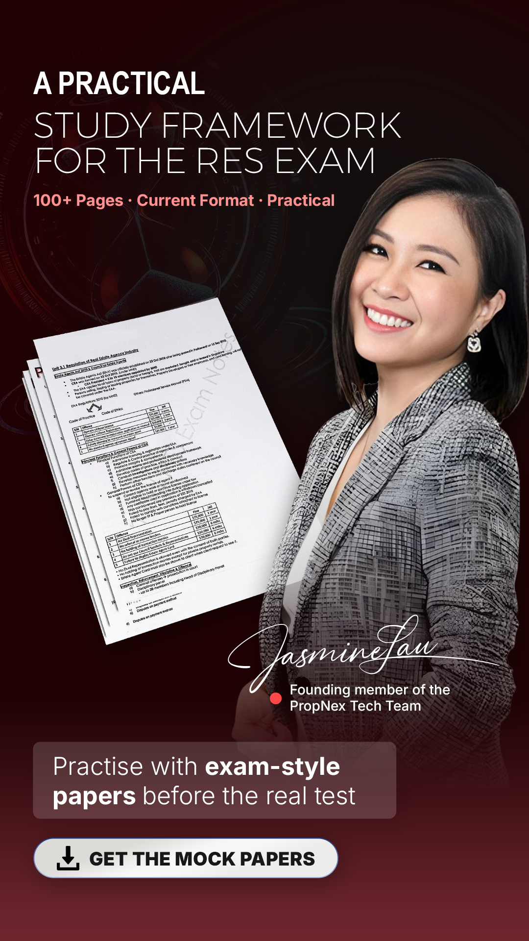 Jasmine Lau District Facebook ad