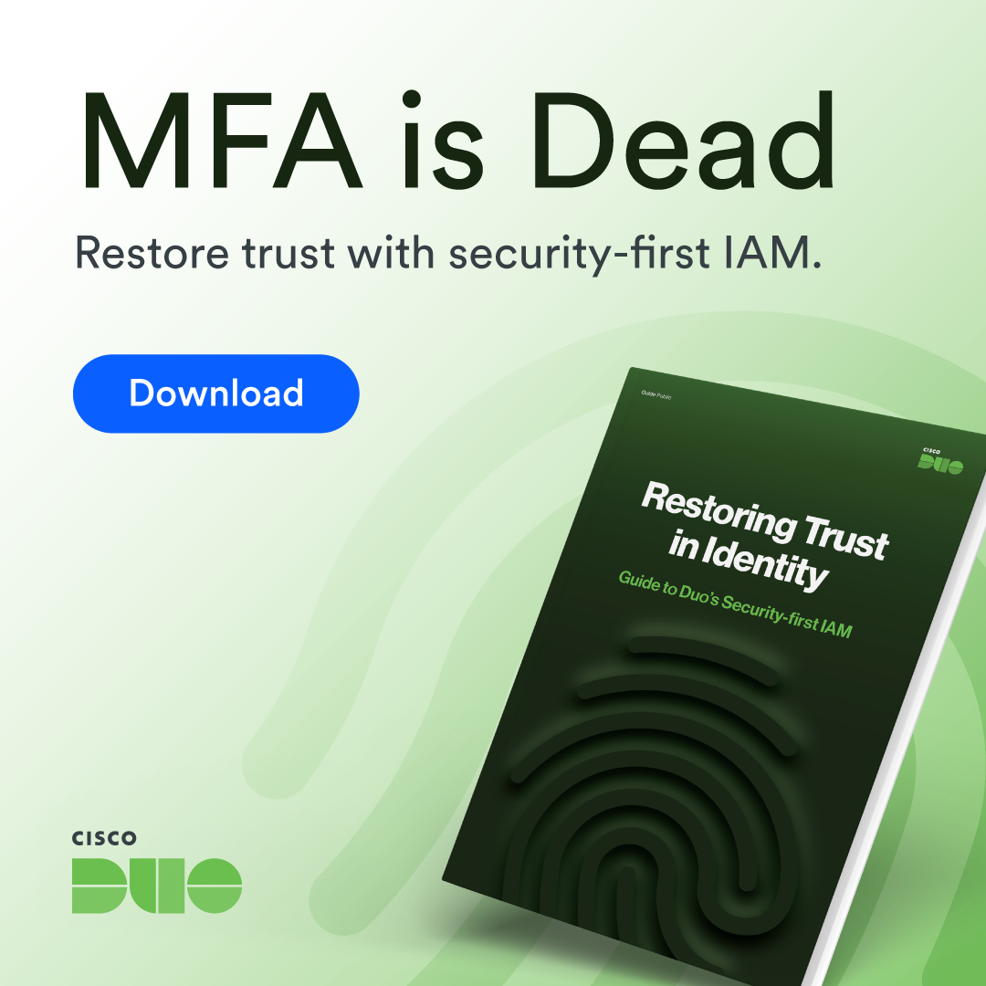 Duo Security Facebook ad