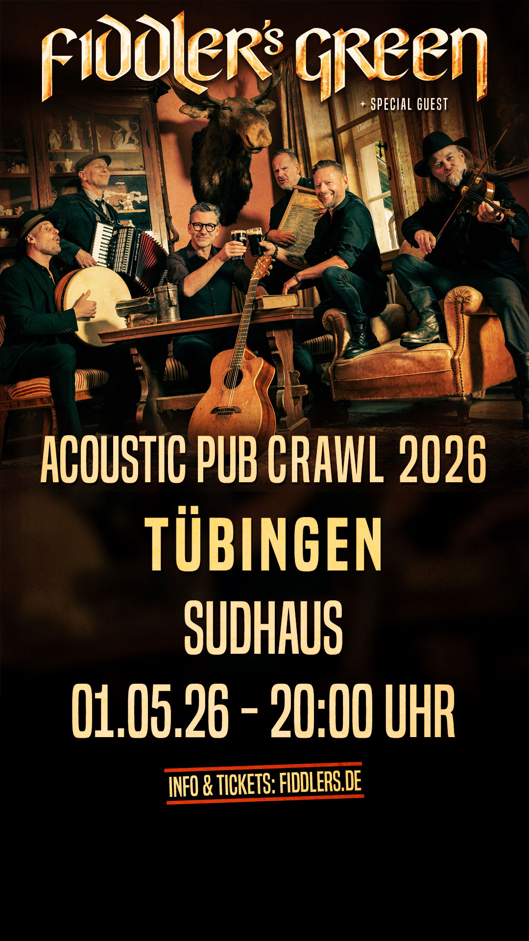 Fiddler's Green Facebook ad from Feb 17, 2026