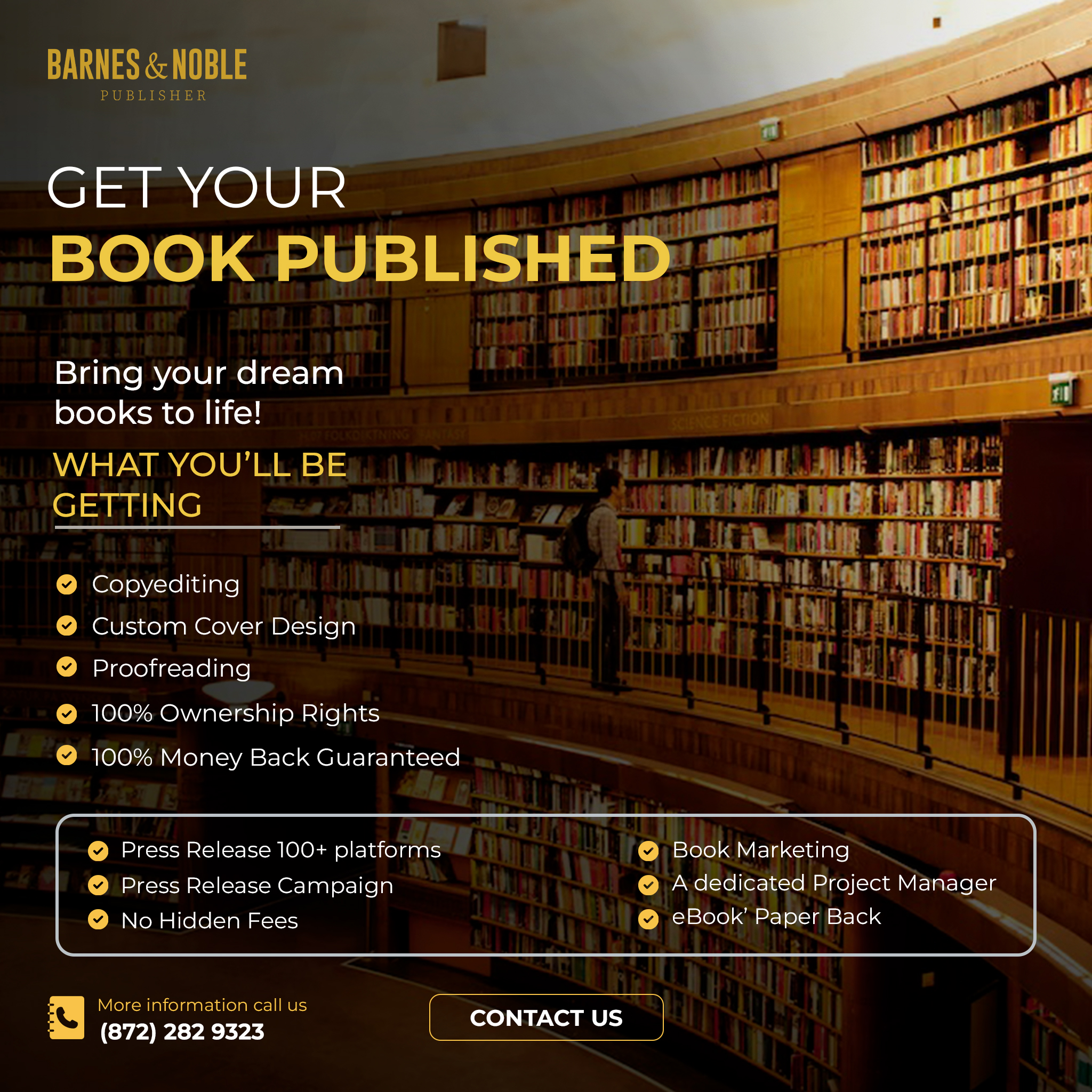 B&N Book Publishers Facebook ad