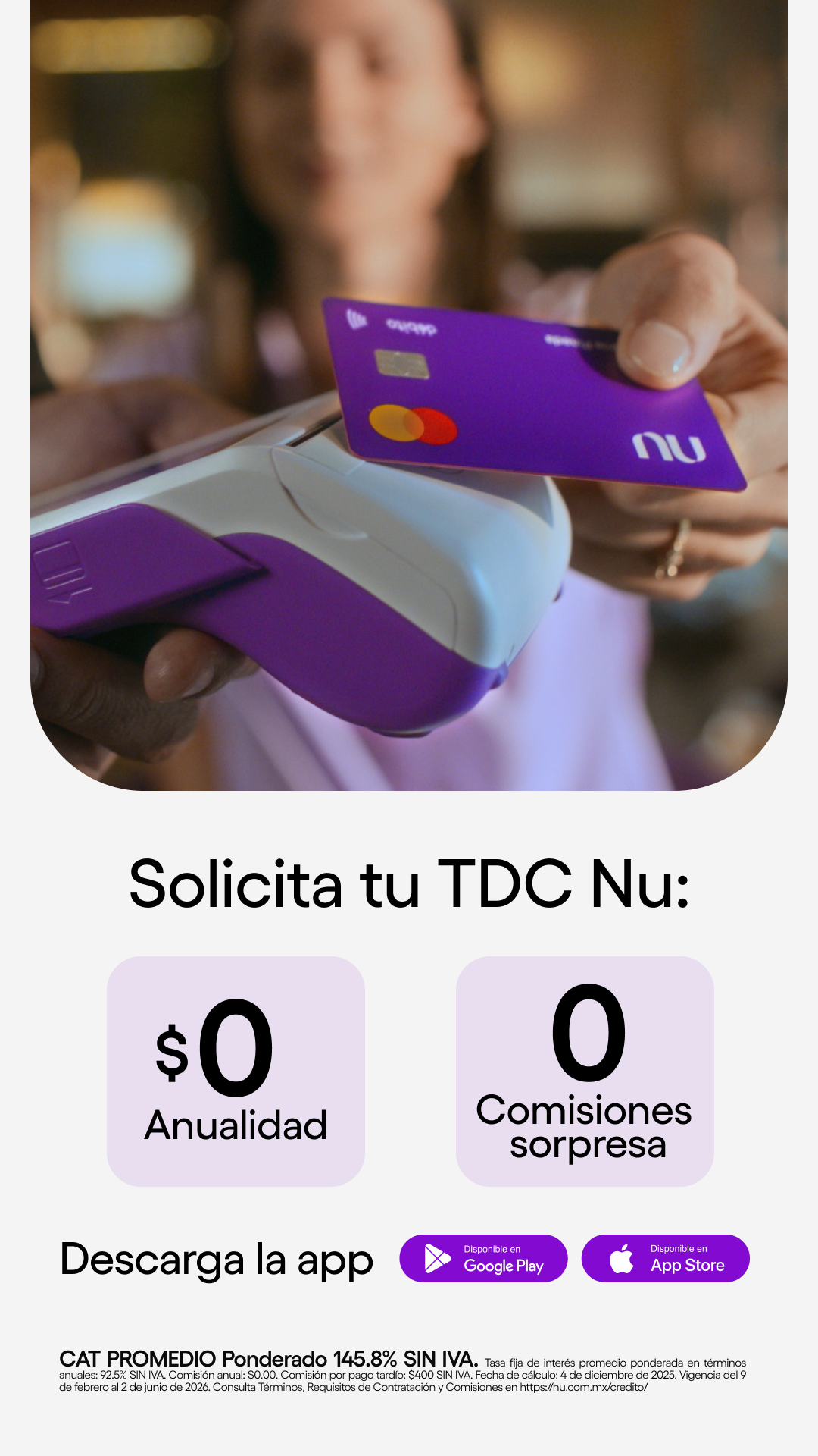 Nu México Facebook ad
