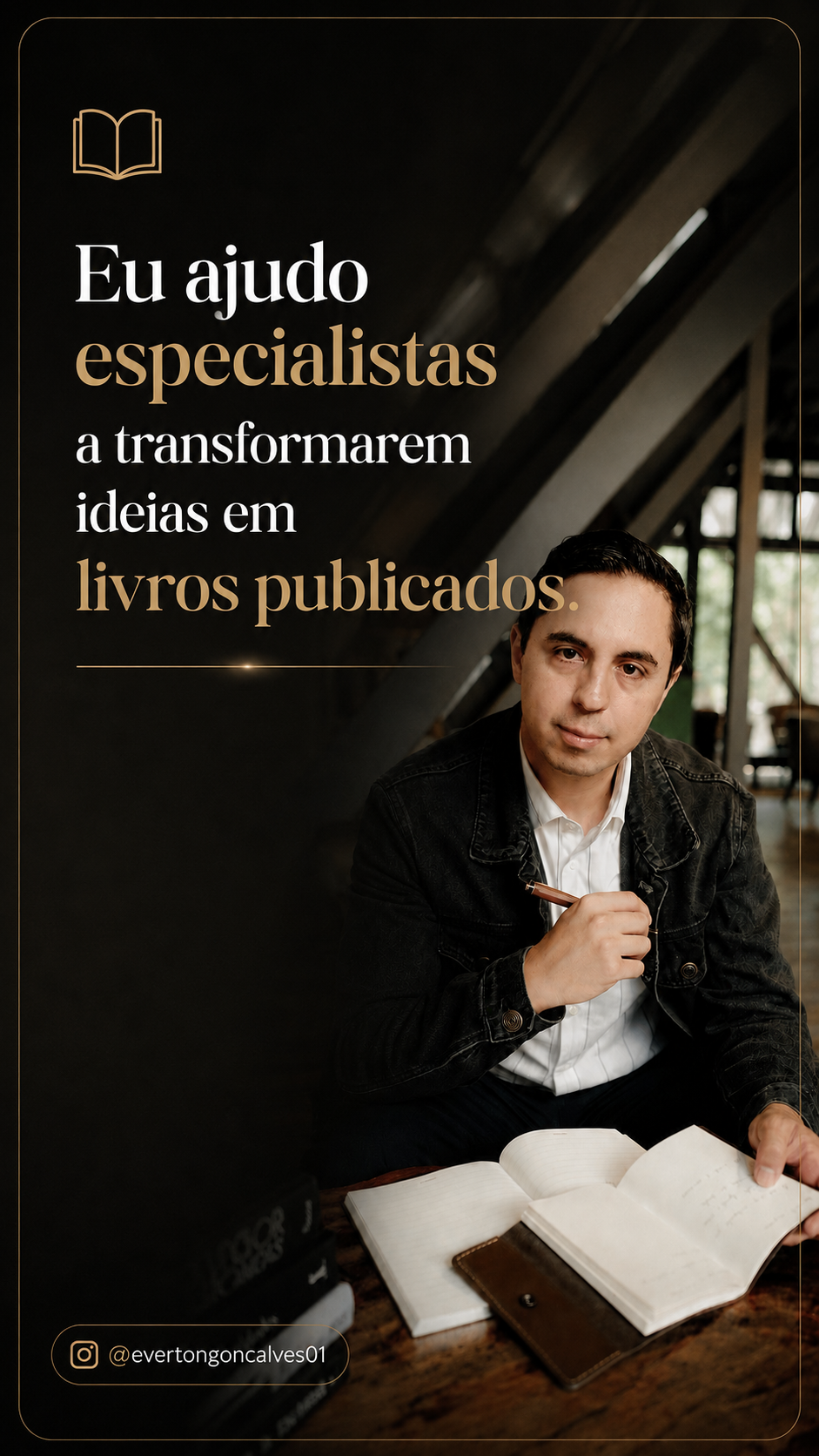 Everton Gonçalves GhostWriter Facebook ad from May 15, 2026