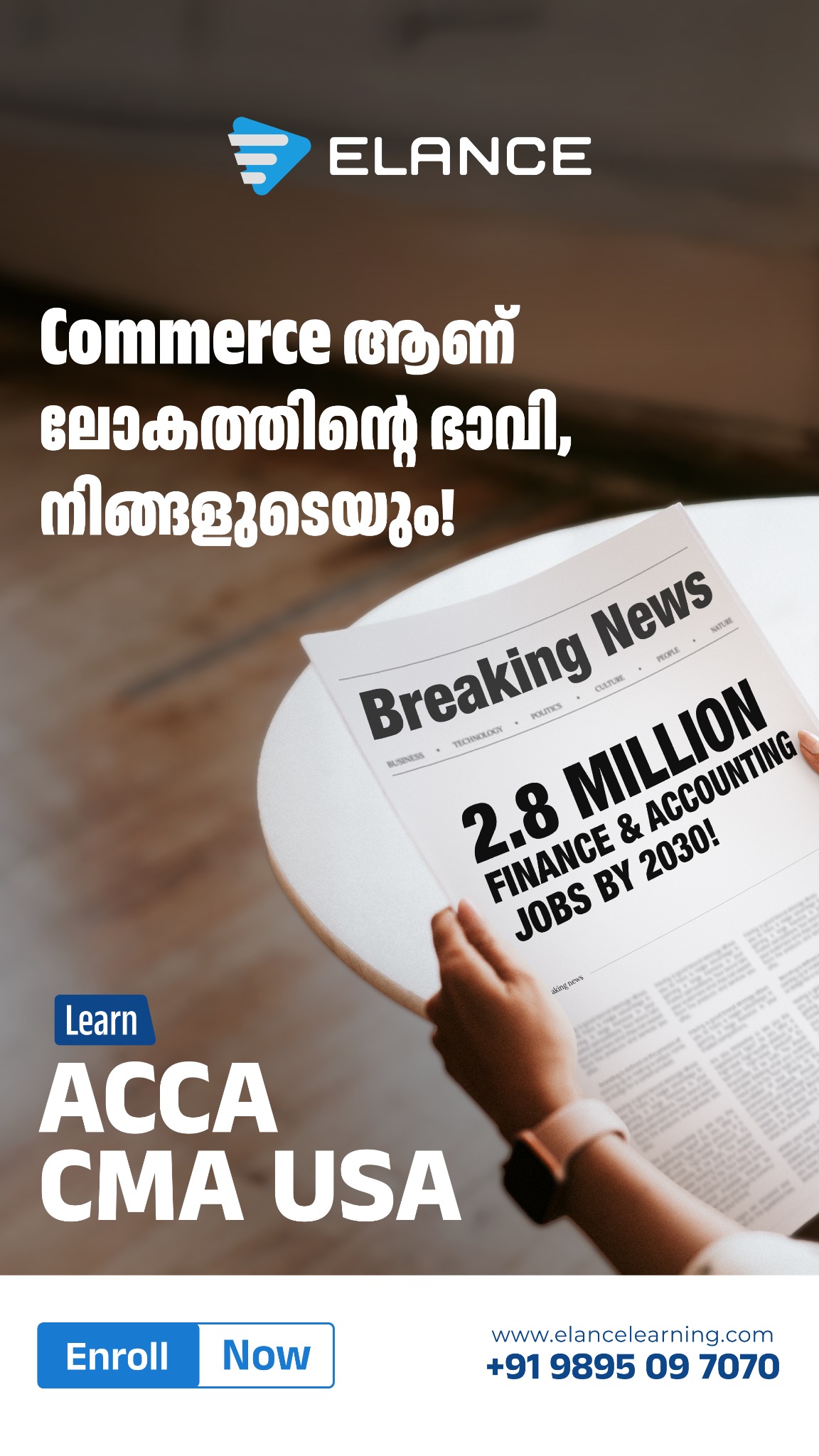 Elance Learning Facebook ad