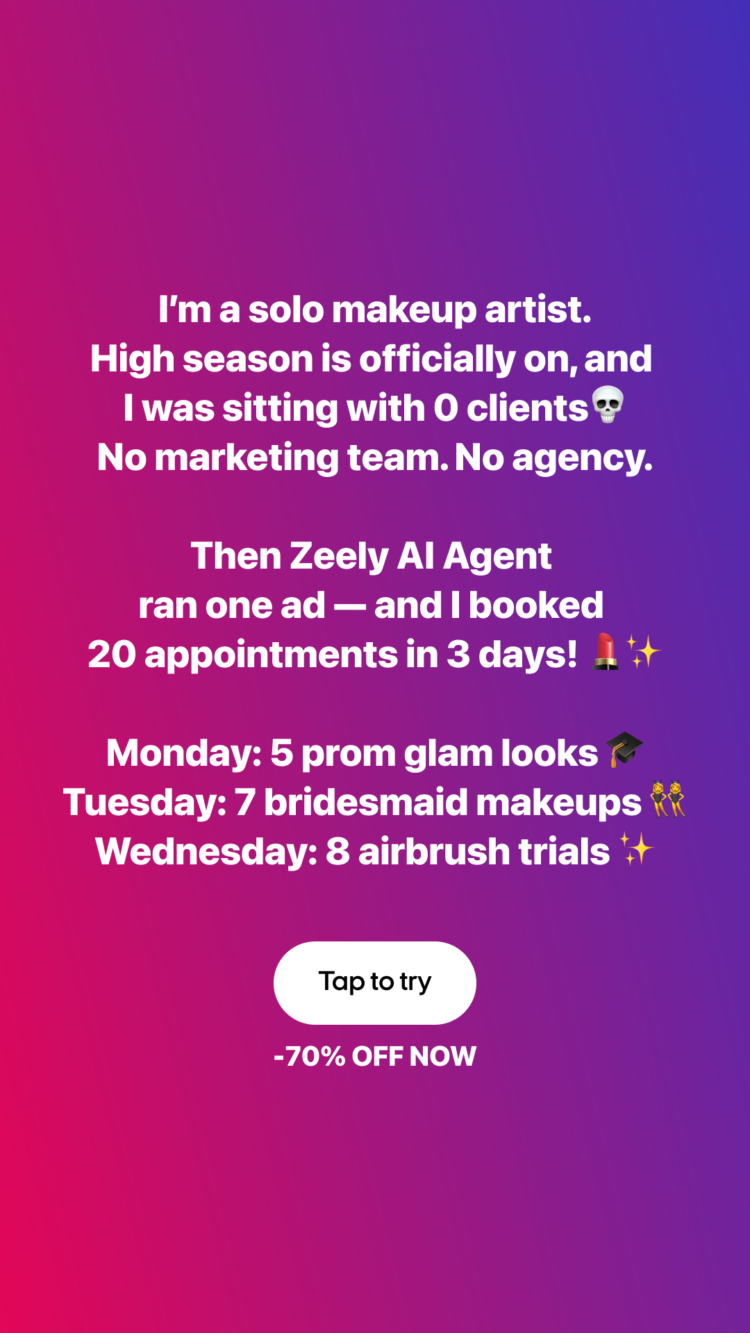 Zeely Facebook ad