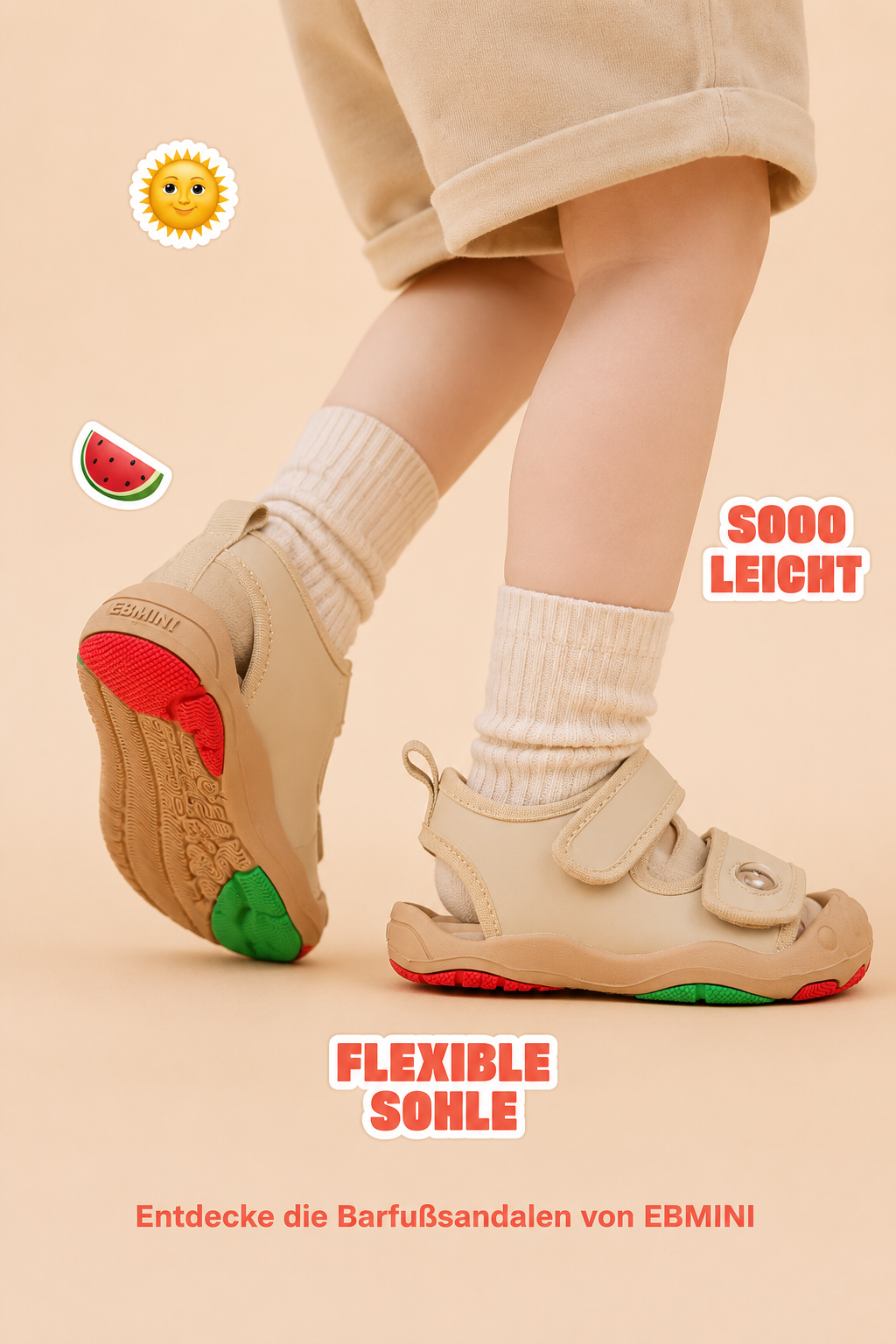 Ebmini - Kinder Barfußschuhe Facebook ad