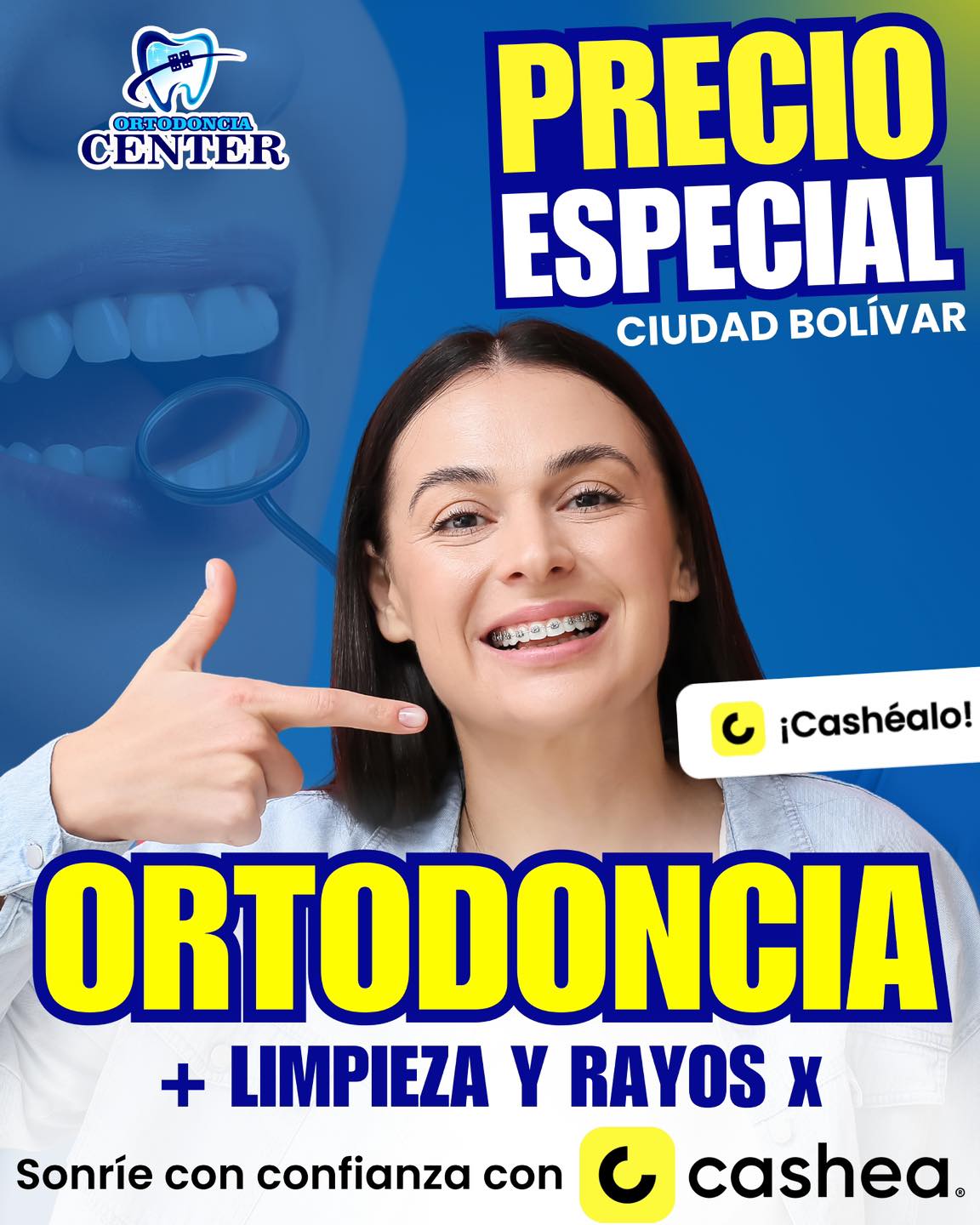 Ortodoncia Center Facebook ad: Evaluación Ortodoncia