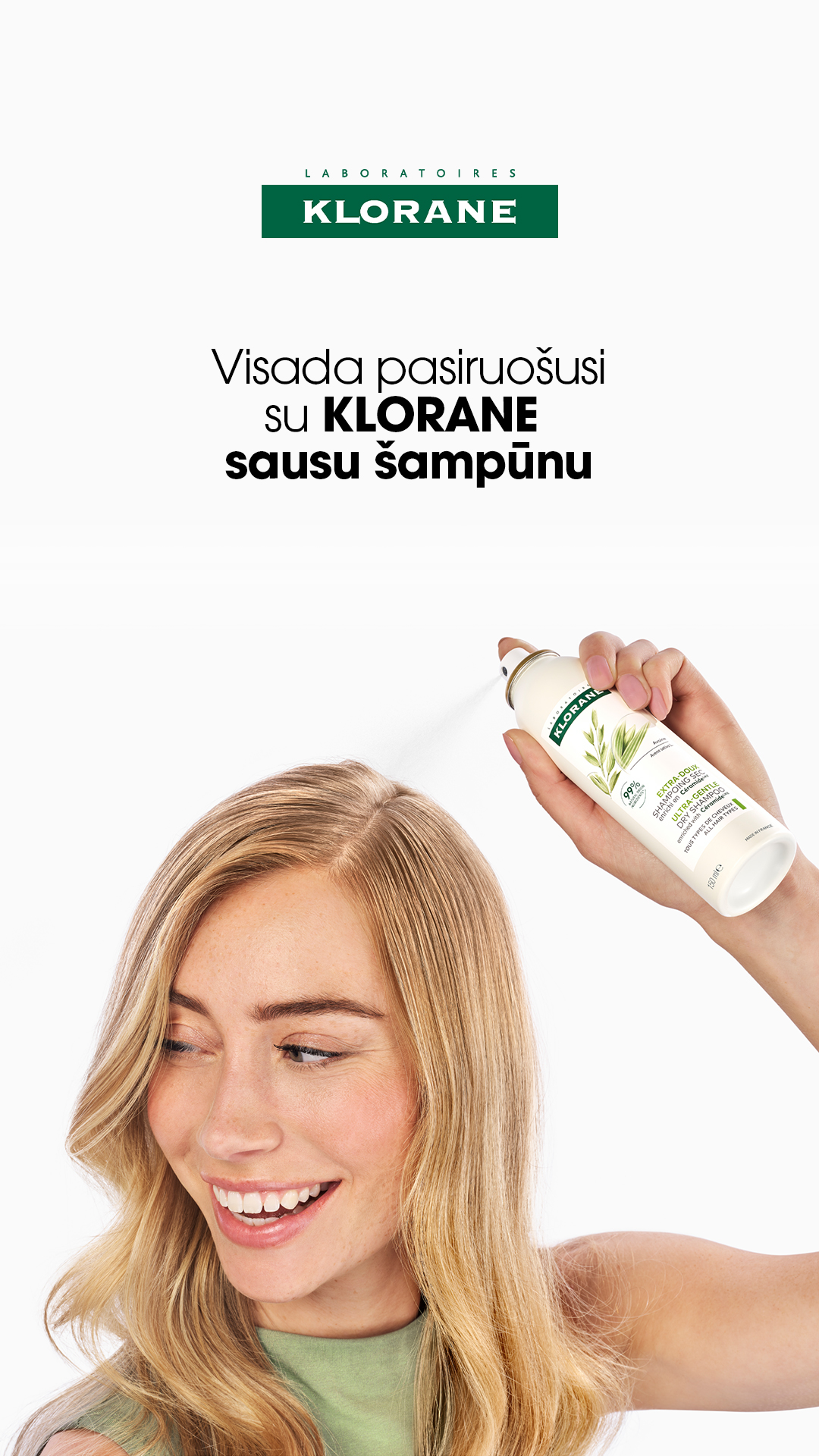 Klorane Lietuva Facebook ad from Jul 1, 2026