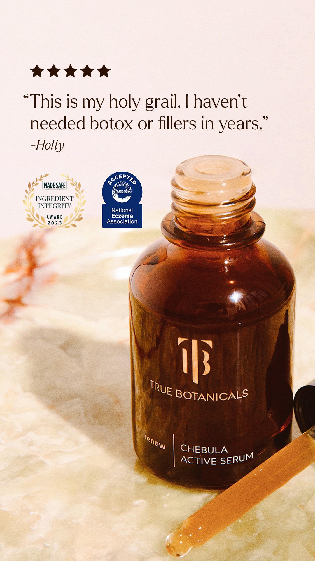 True Botanicals Facebook ad
