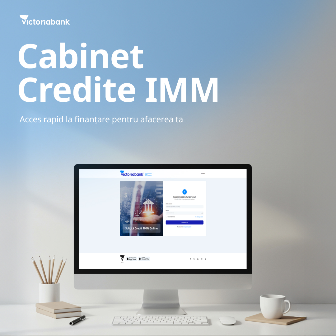 Victoriabank Facebook ad: Cabinetul online pentru credite IMM îți oferă posibilitatea…