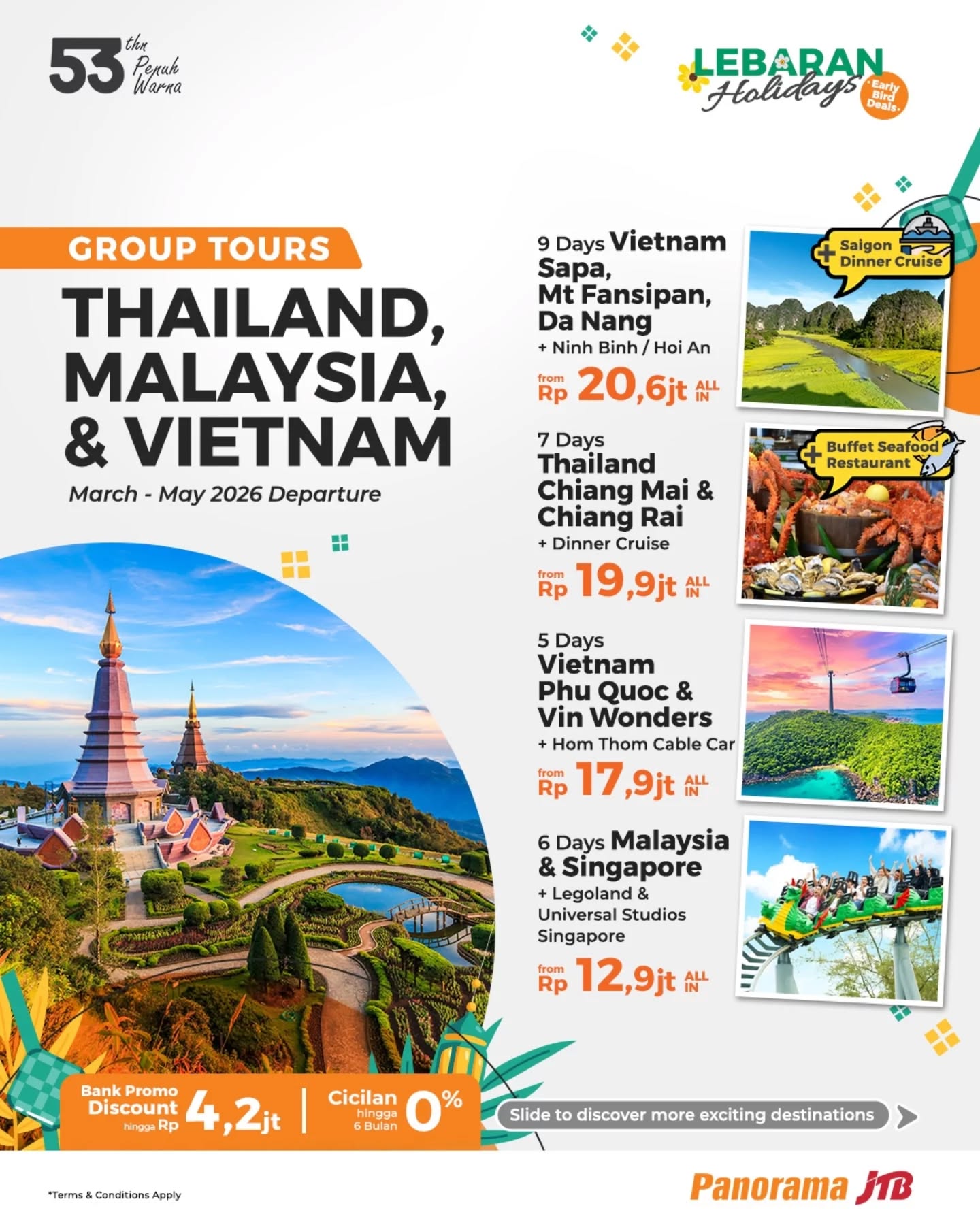 Panorama JTB Tours Facebook ad
