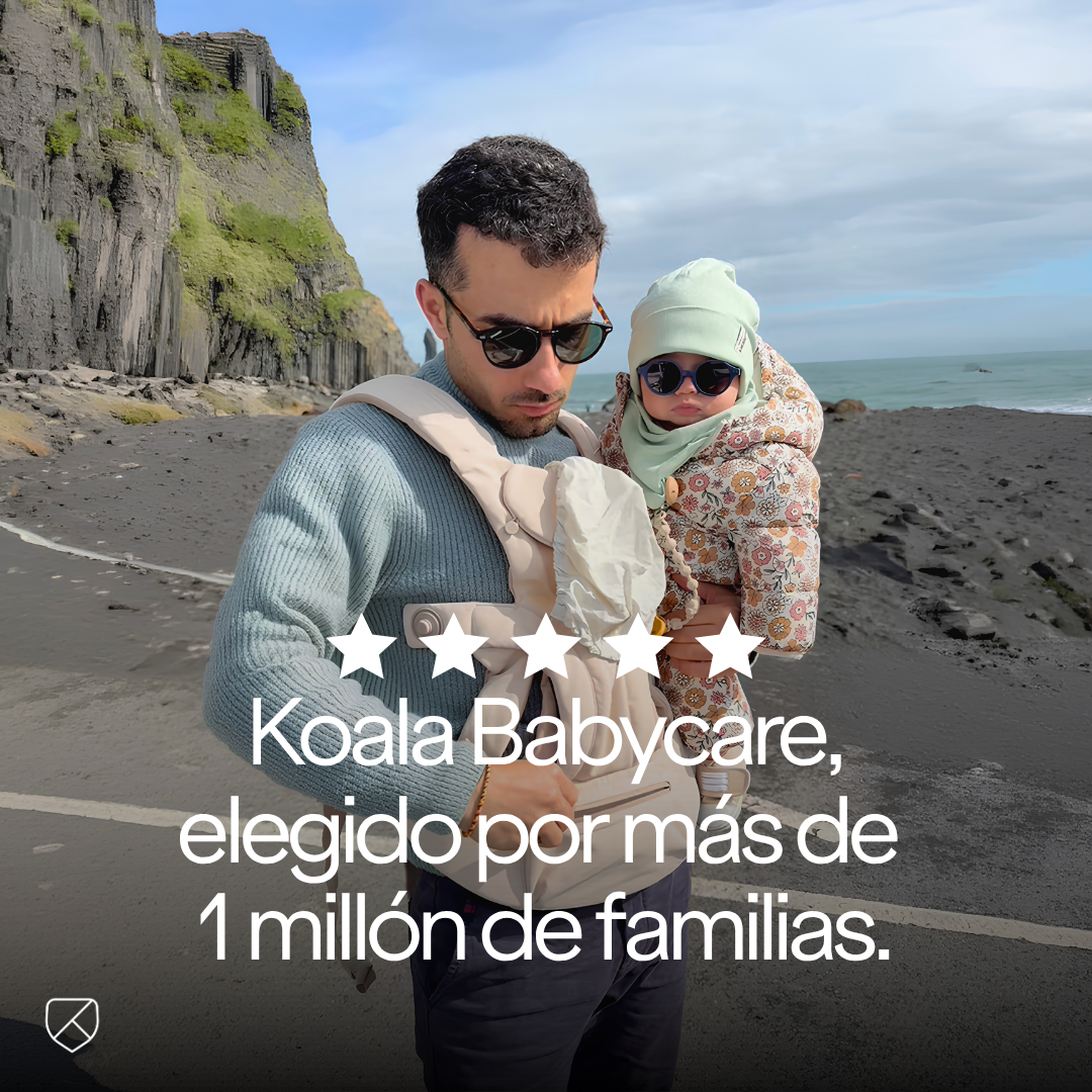 Koala Babycare Facebook ad: La mochila portabebés ergonómica para ti y para tu bebé.