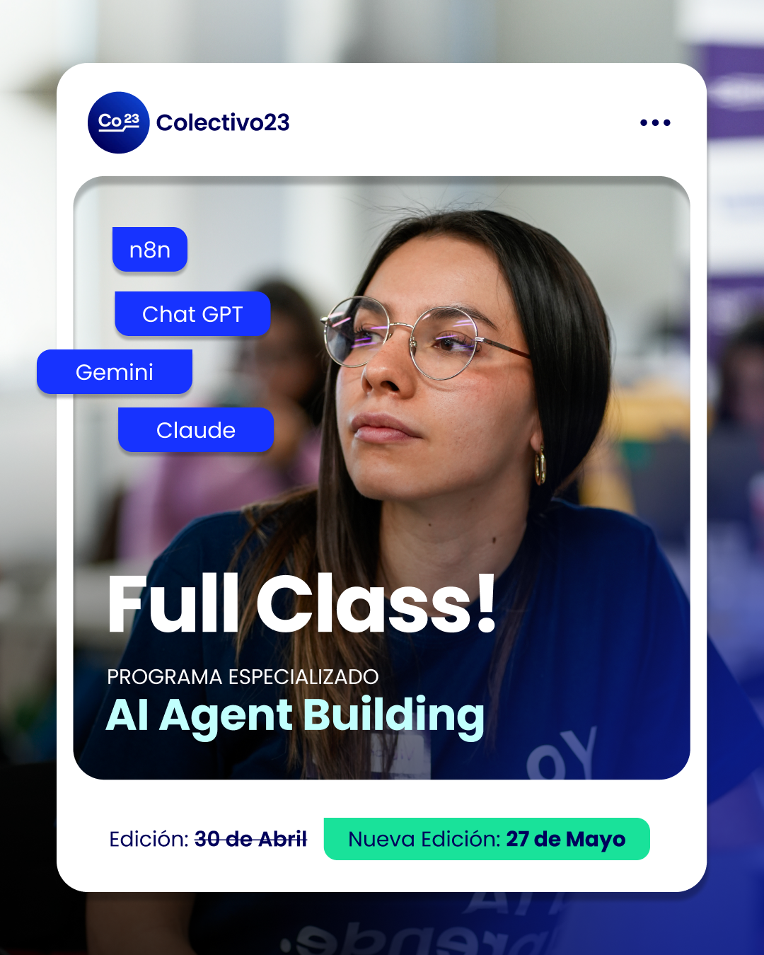 Colectivo23 Facebook ad