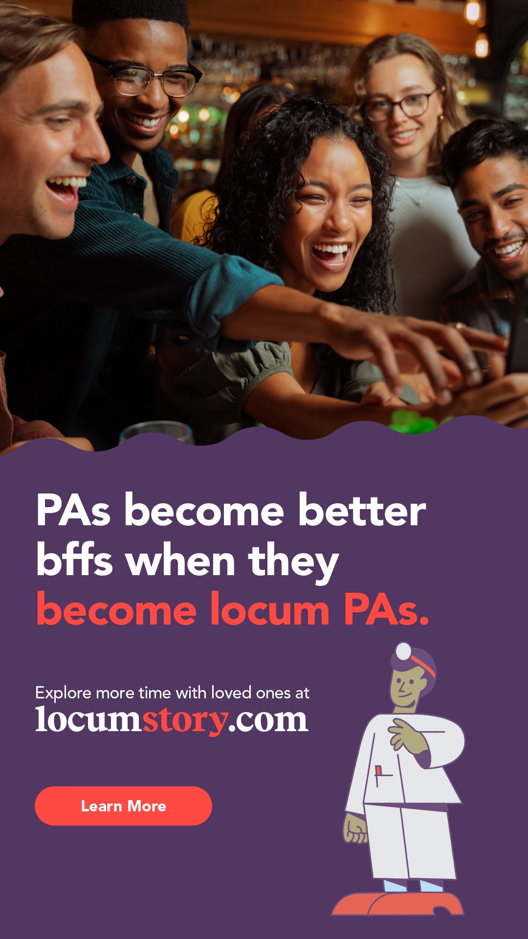Locumstory.com Facebook ad