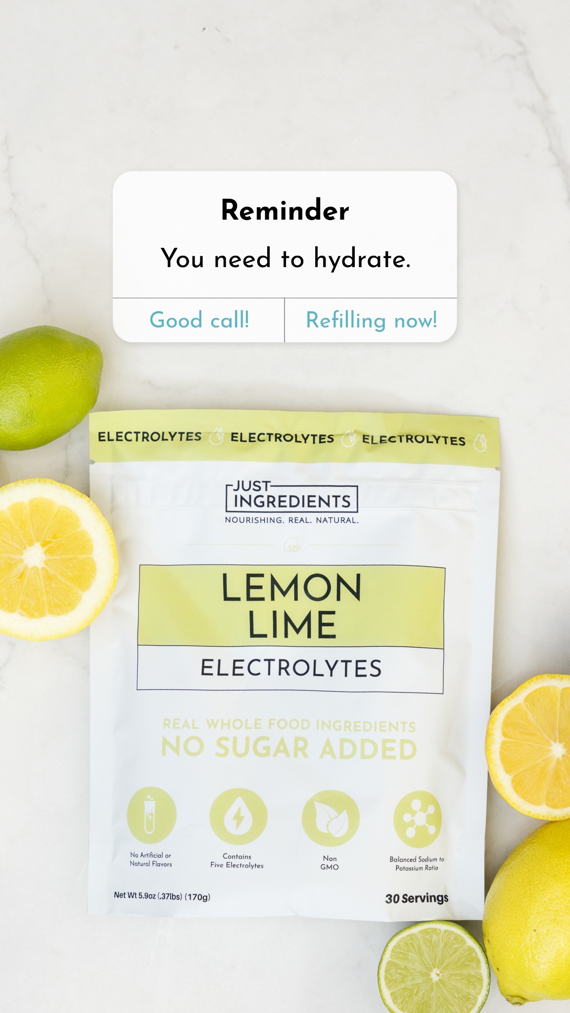 Just Ingredients Facebook ad